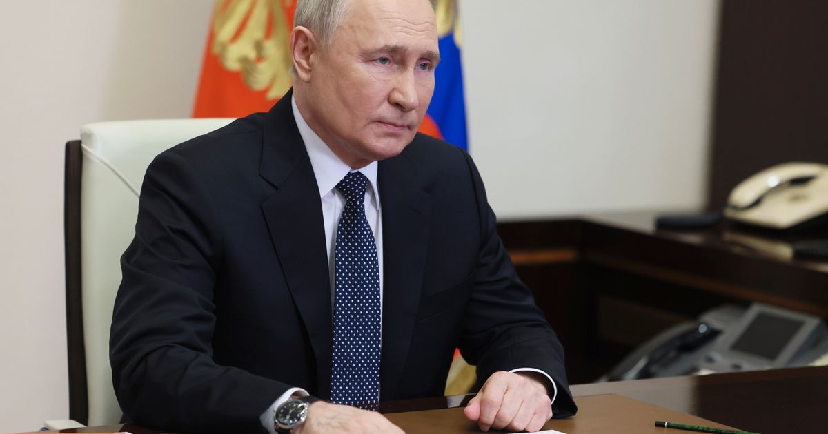 Putin vinner som ventet presidentvalget i Russland
