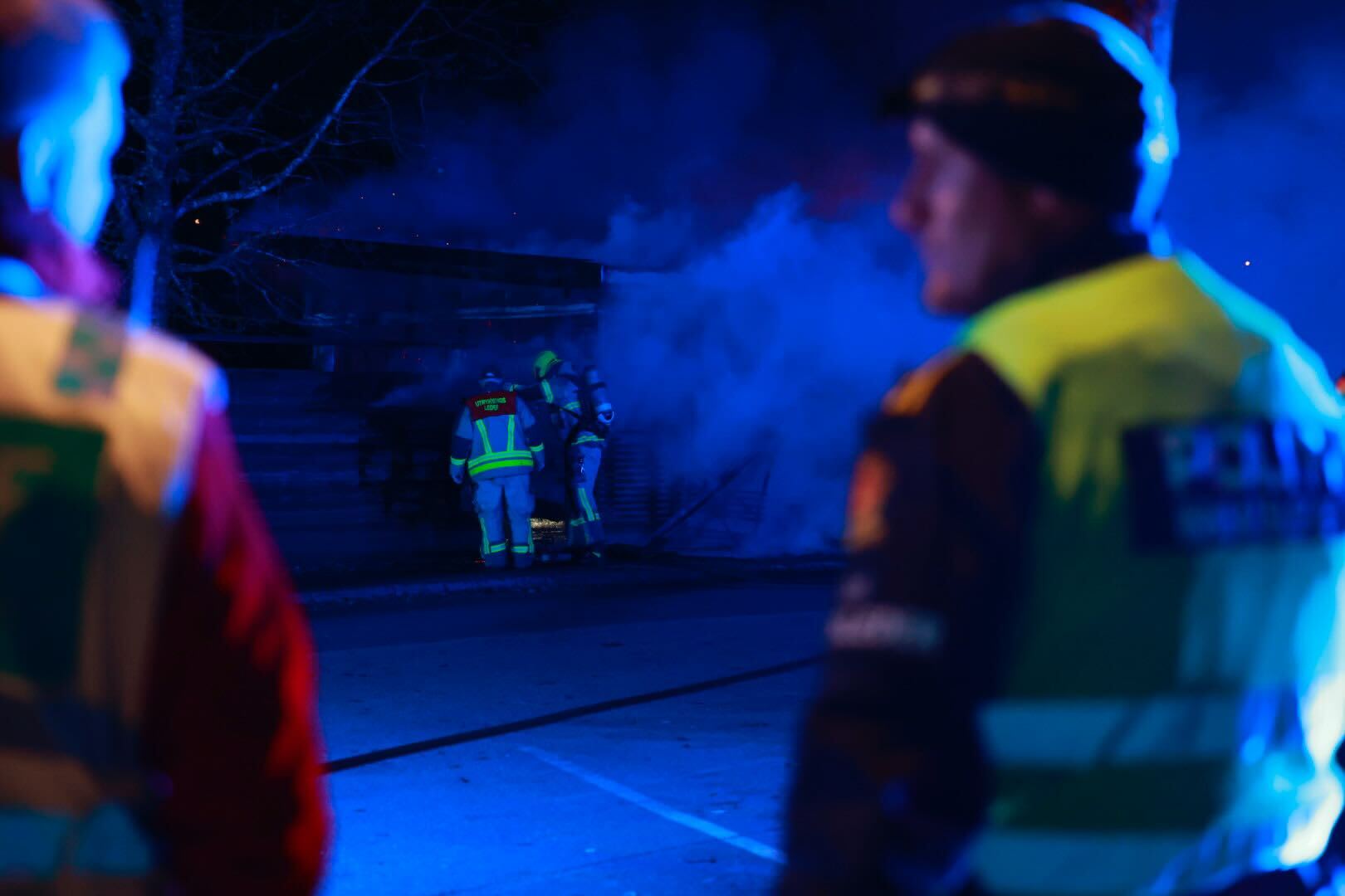 Rykket ut til brann ved barnehage