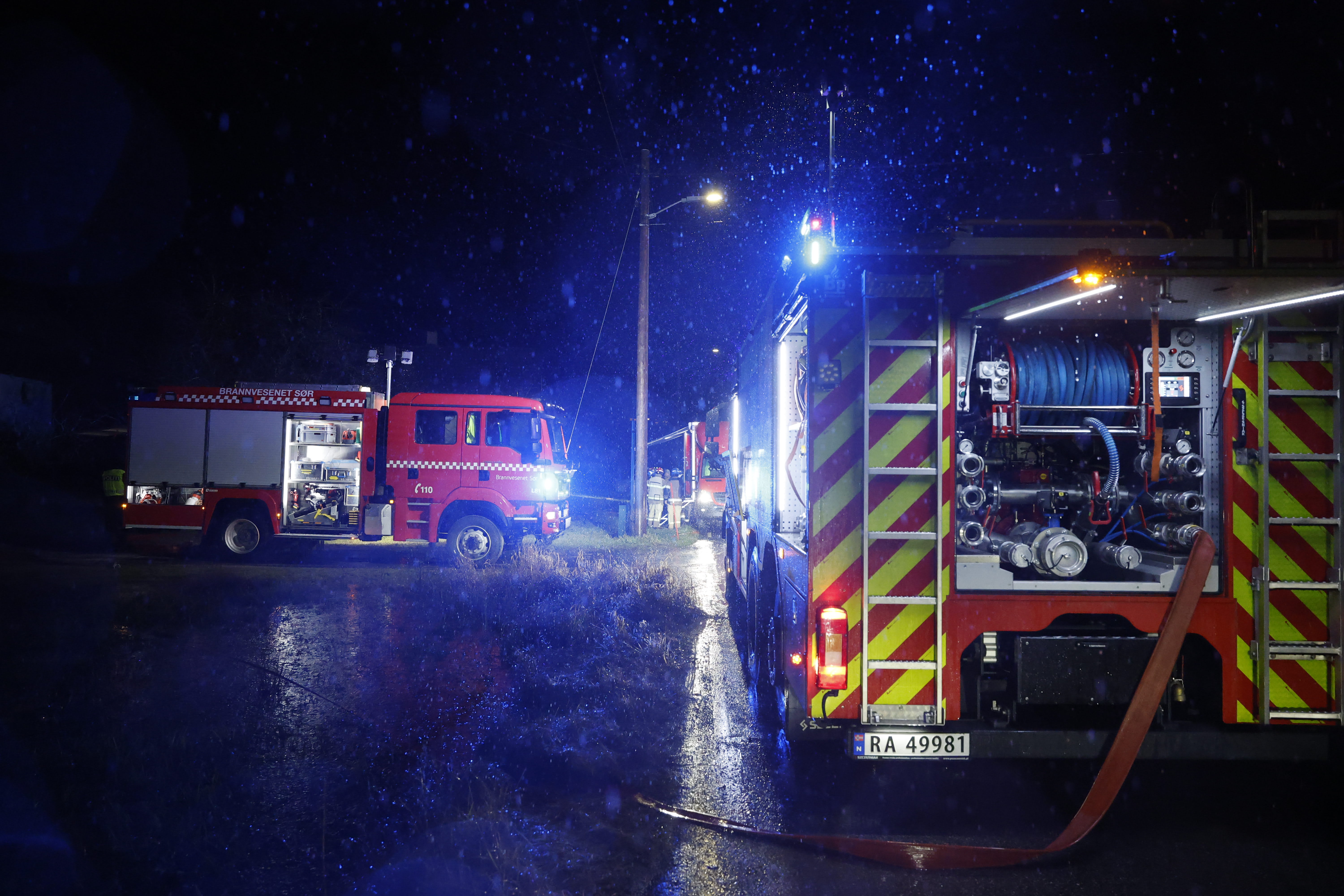 Rykket ut til brann i enebolig