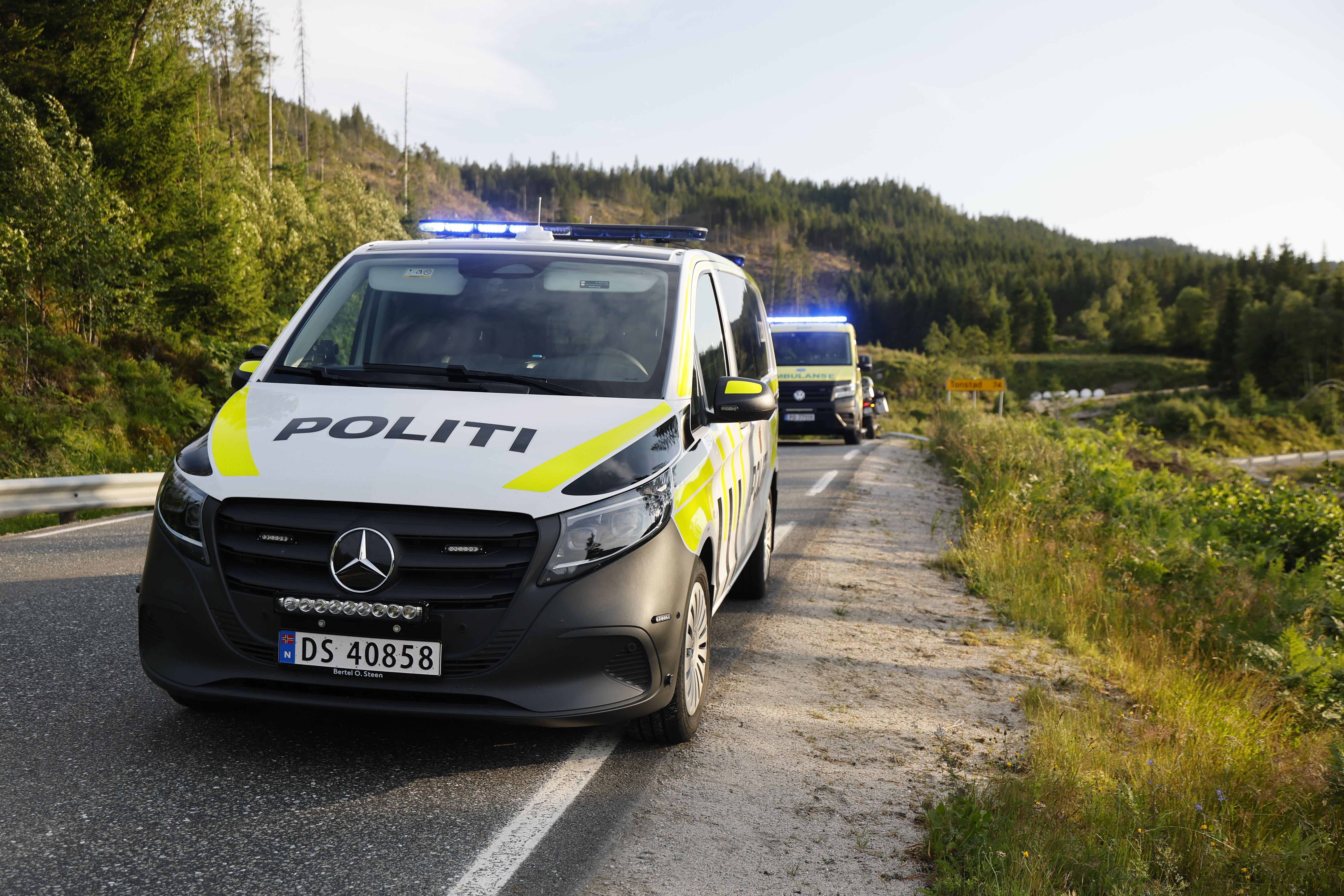 Motorsyklist kjørte av veien