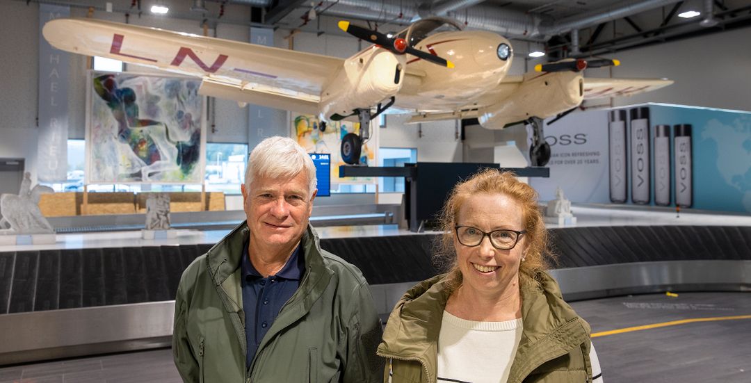 (+) Sørlandets første charterfly parkert på Kjevik