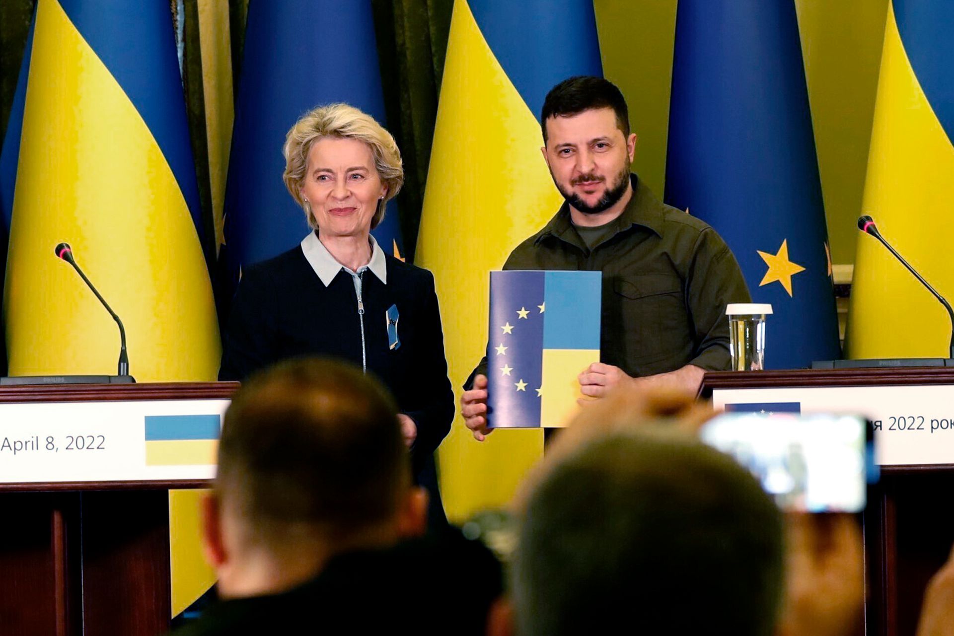 Ukrainsk EU s knad Levert Zelenskyj H per P Fortgang Smp no