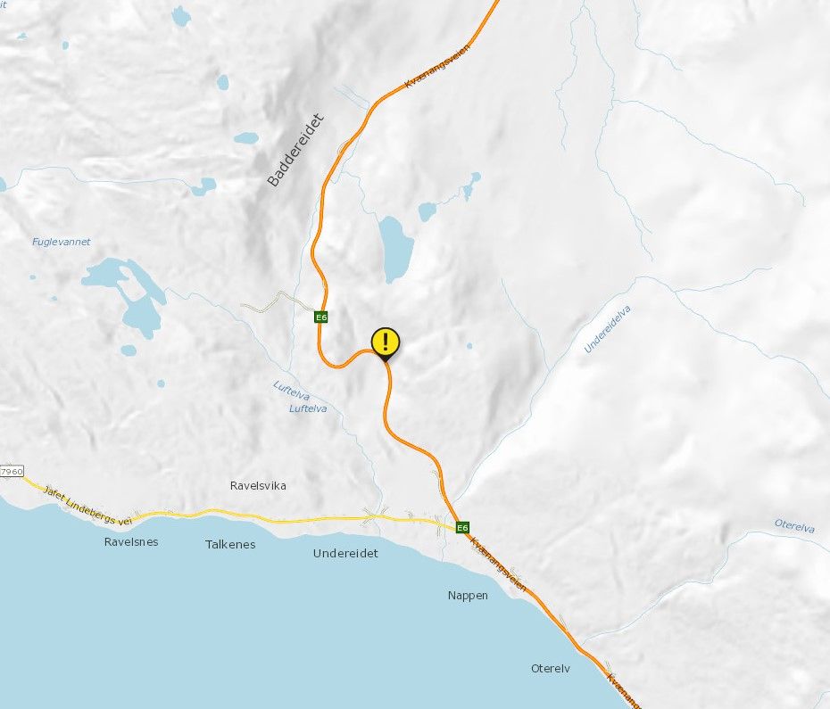 Grus på veien i Kvænangen - framtidinord.no