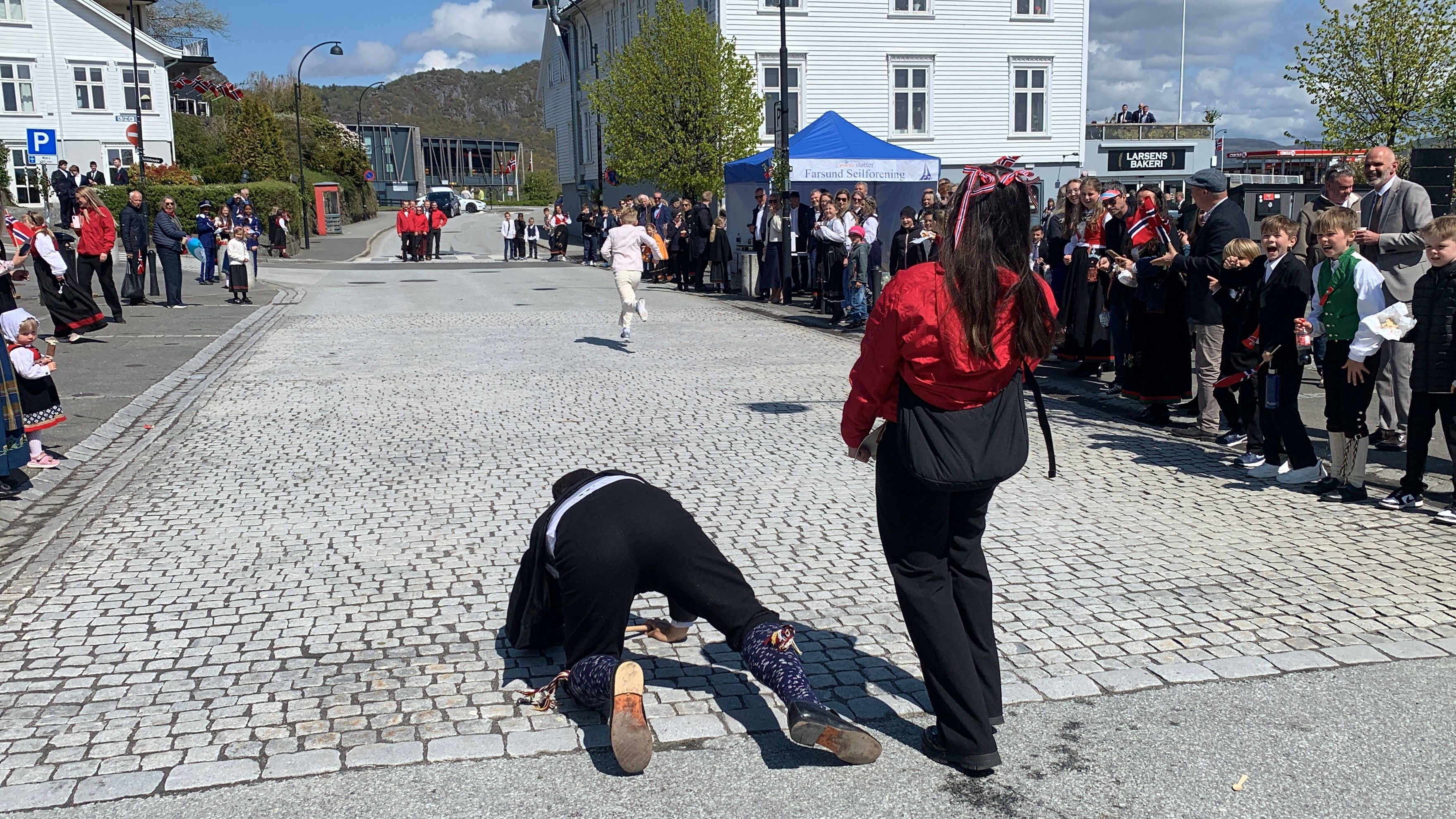 Falt fra stafett-seieren