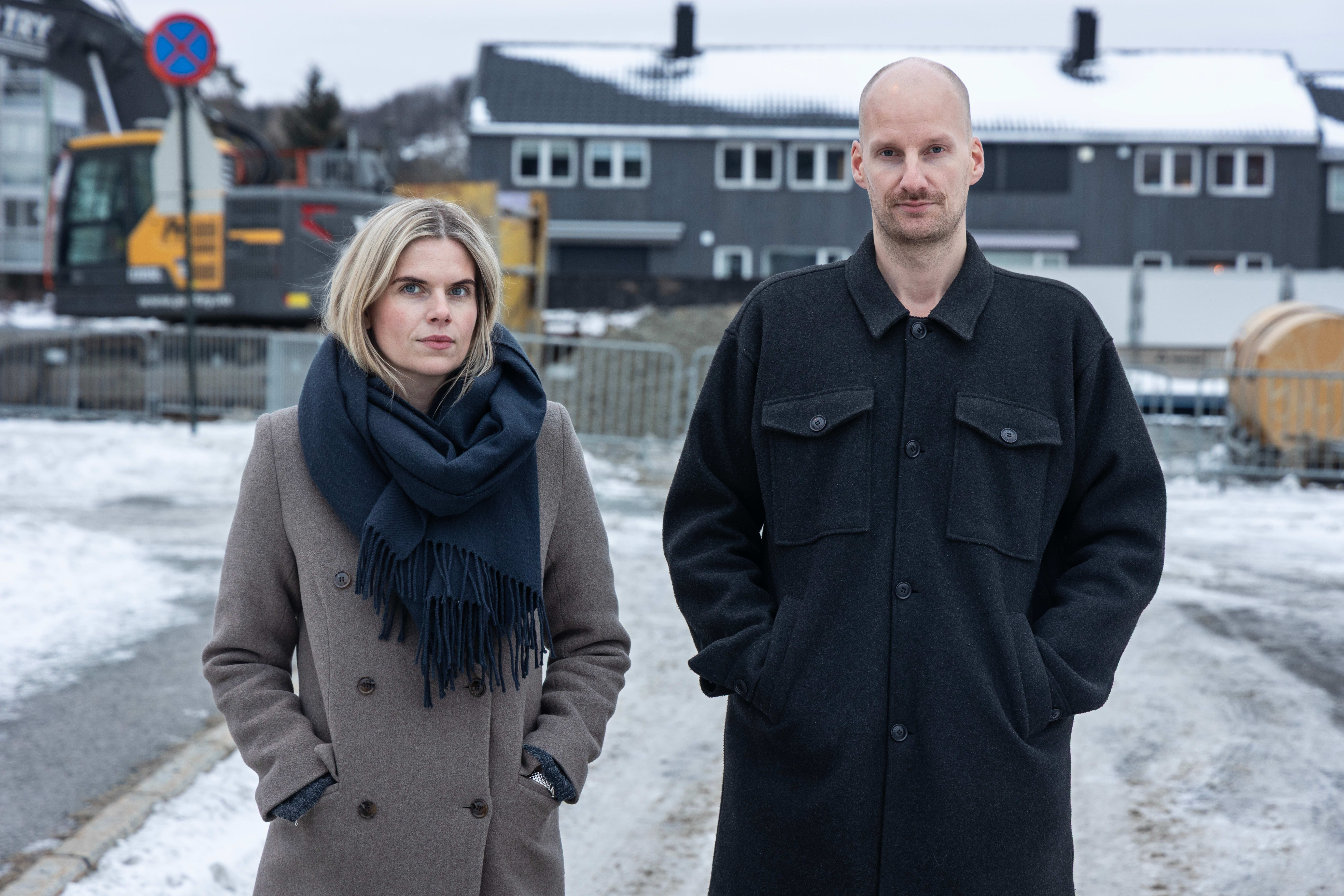 Driver butikk i det stengte krys­set: – Skik­kelig tøft