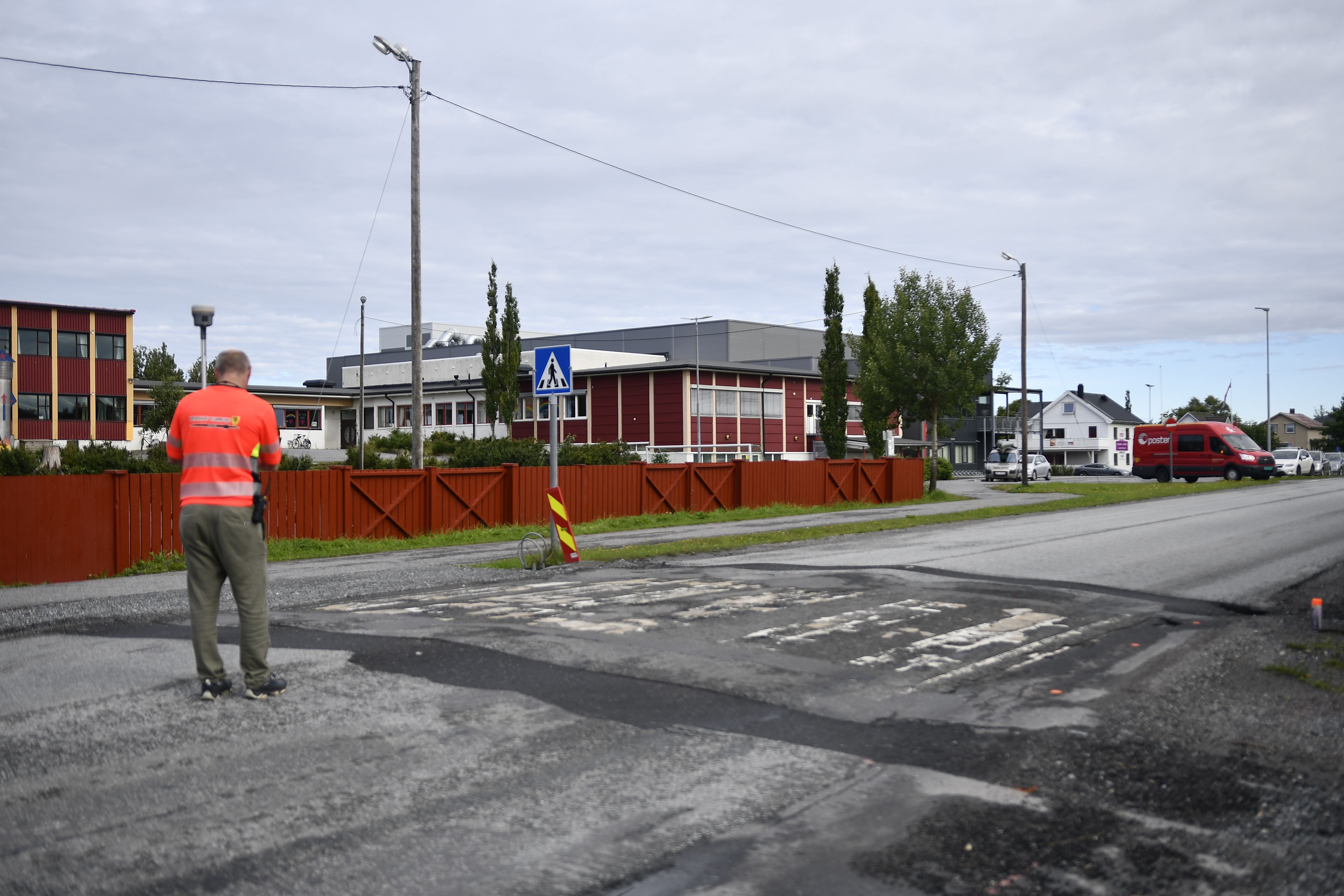 Markerer Veien Ved Salhus Skole Banett no