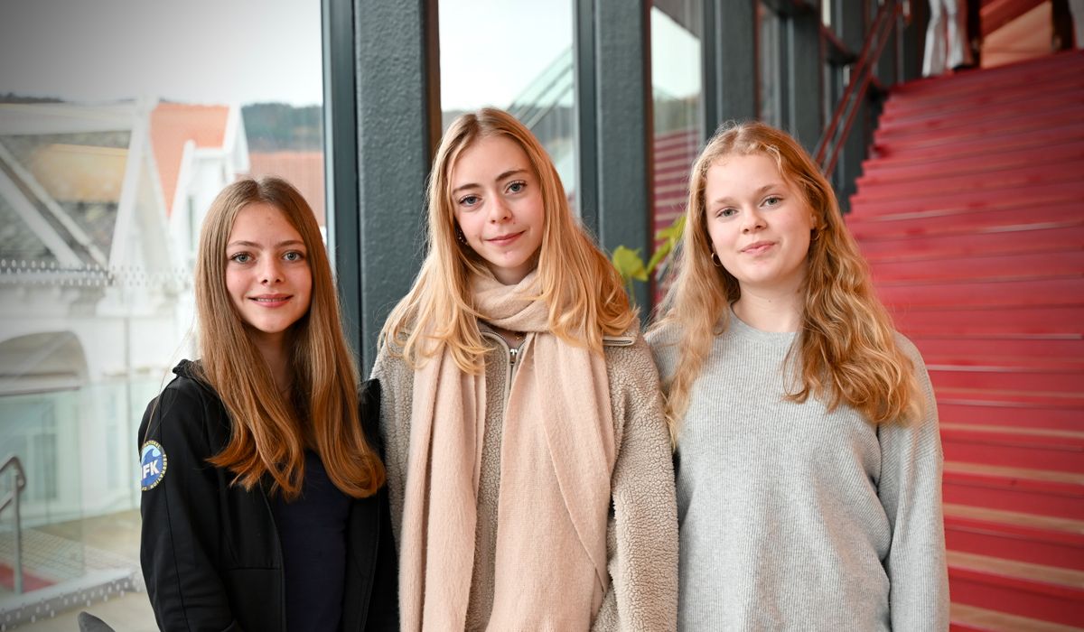 Ungdomsskolejenter ble inspirert etter teknologishow