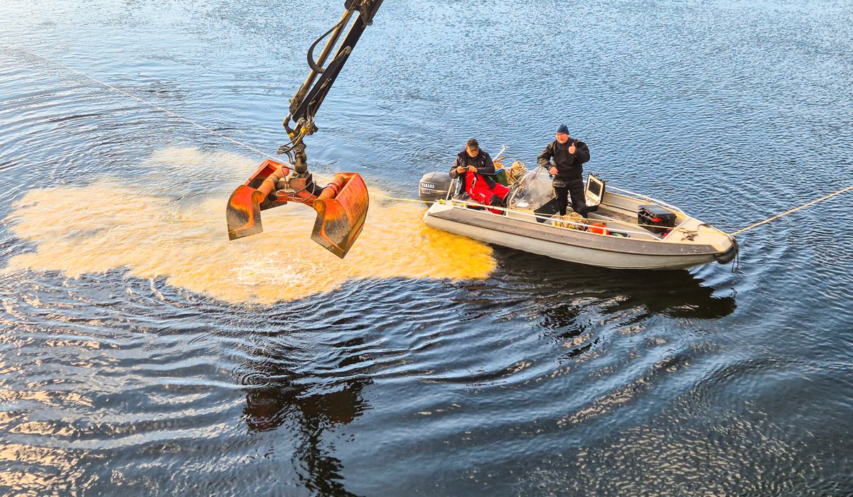 Slapp ut 30 tonn i elva