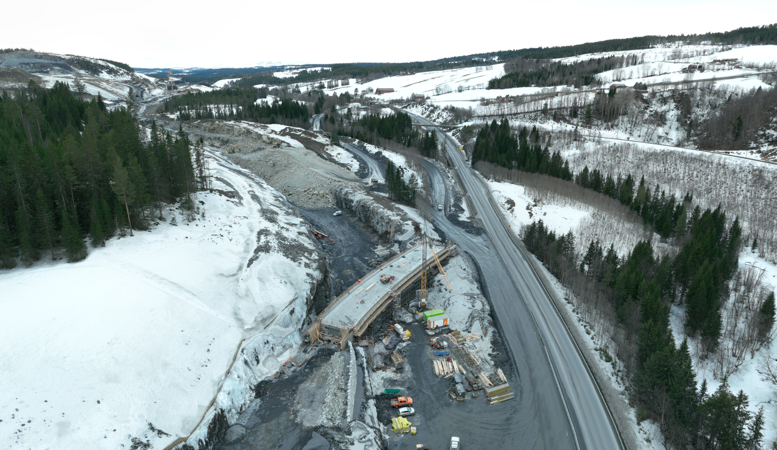 Ny E6 tar form - to tredjedeler ferdig - opp.no