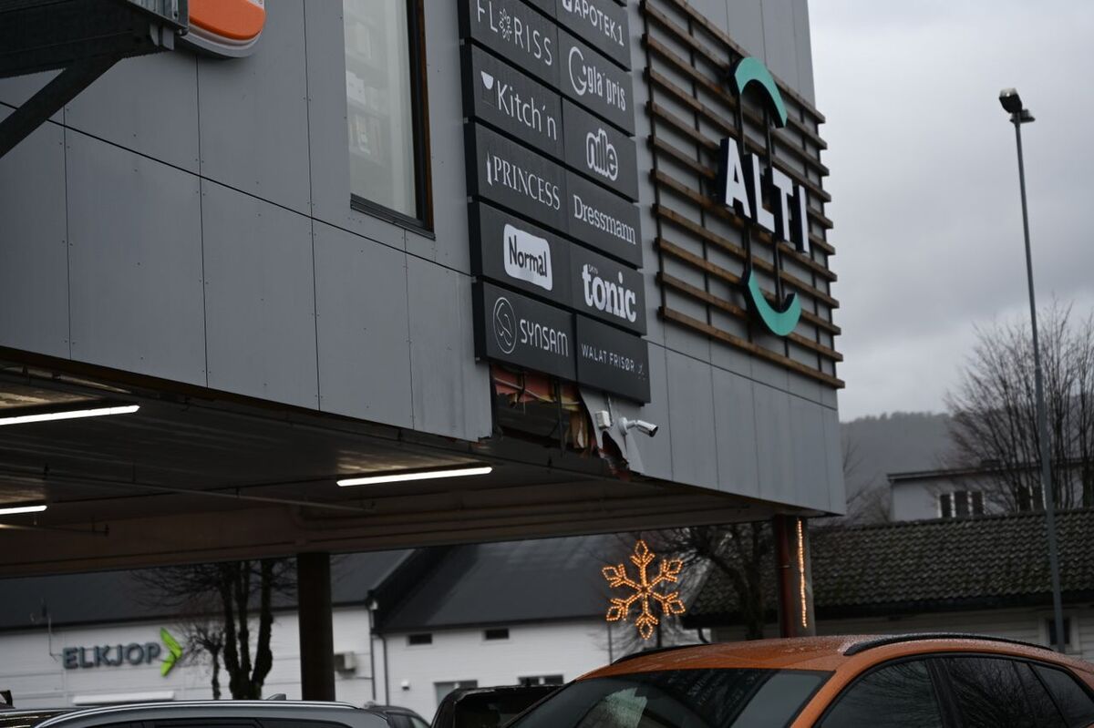 Store skader på kjøpesenter 
