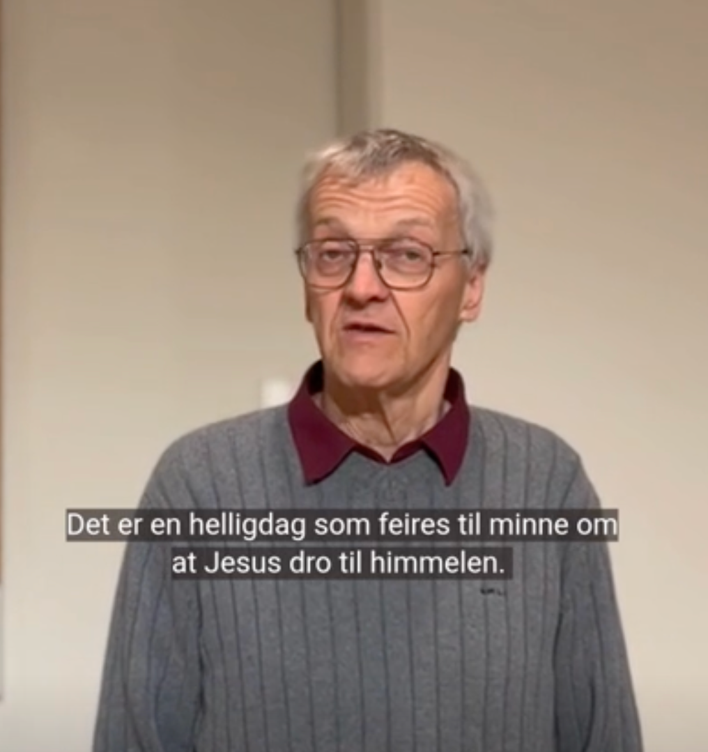 Forklarer hvorfor vi markerer Kristi Himmelfartsdag torsdag