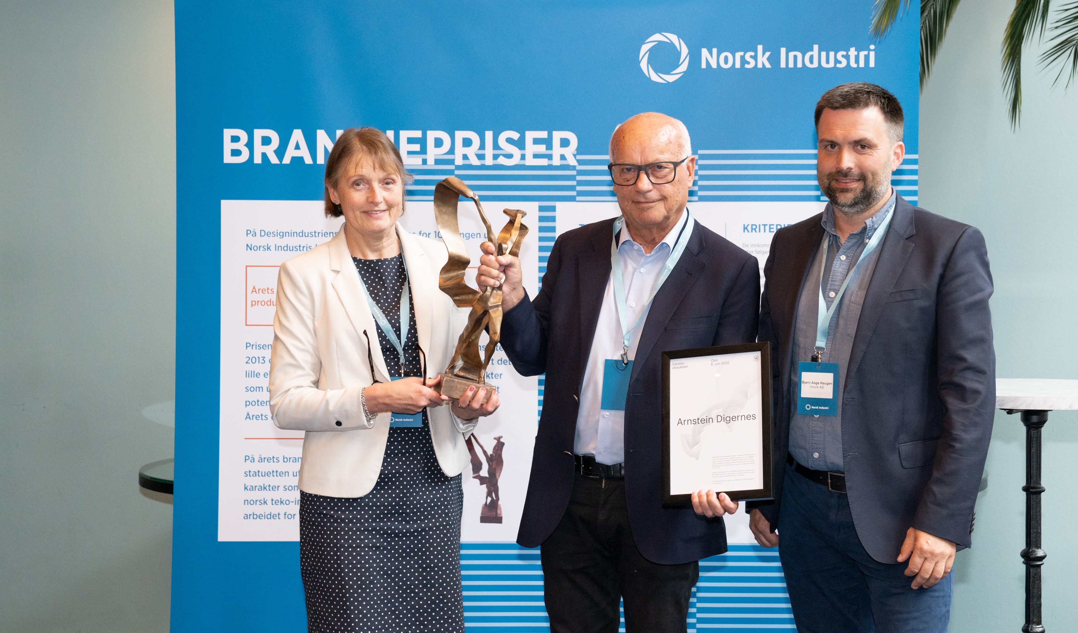 Får sjelden ærespris En kjempe i industrien