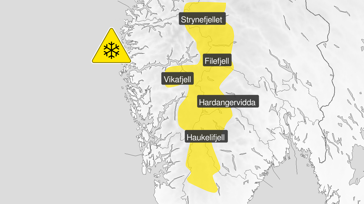 Advarer om vanskelige kjøreforhold