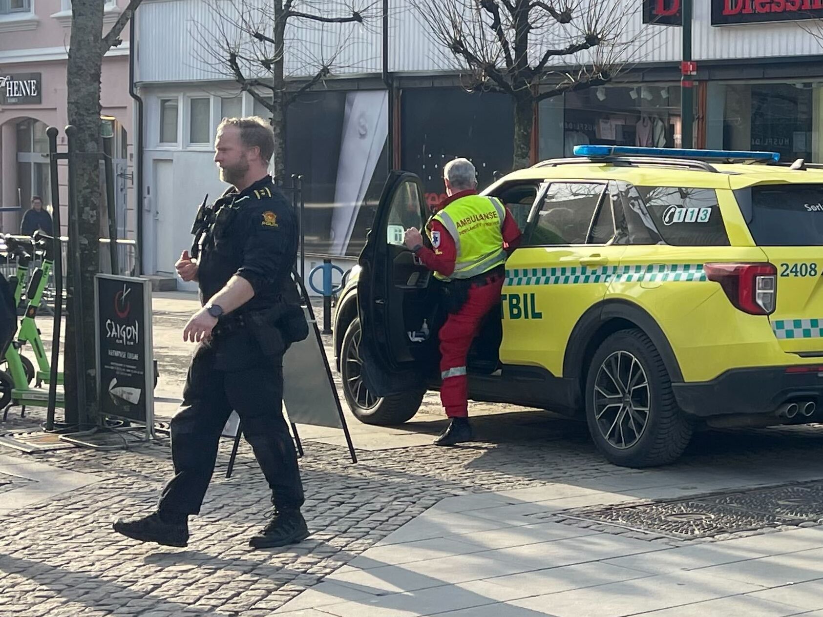 Slagsmål i Kvadra­turen – søker med flere patruljer