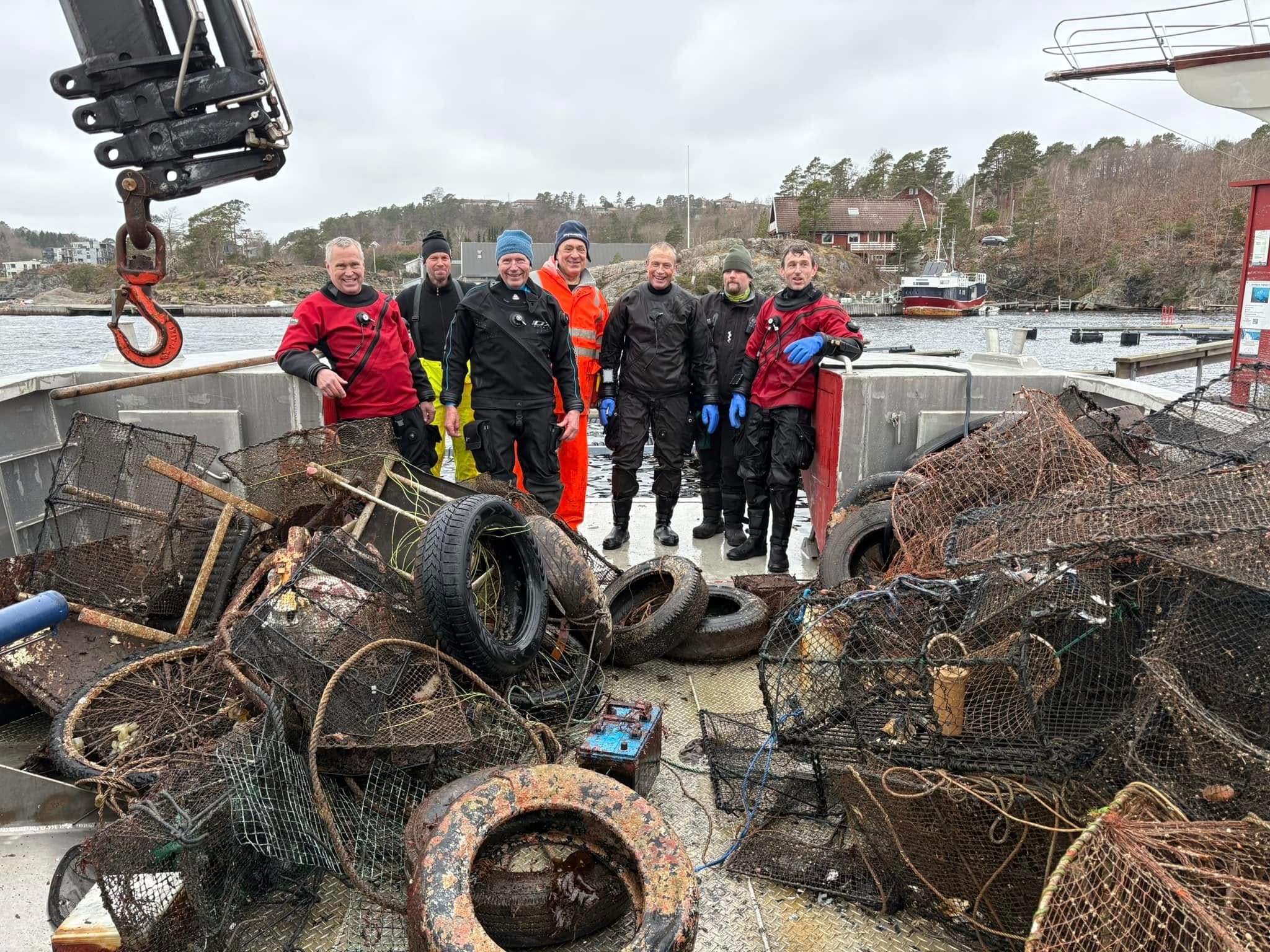 Fjer­net 65 tonn søppel fra havet: – Vanvit­tige tall