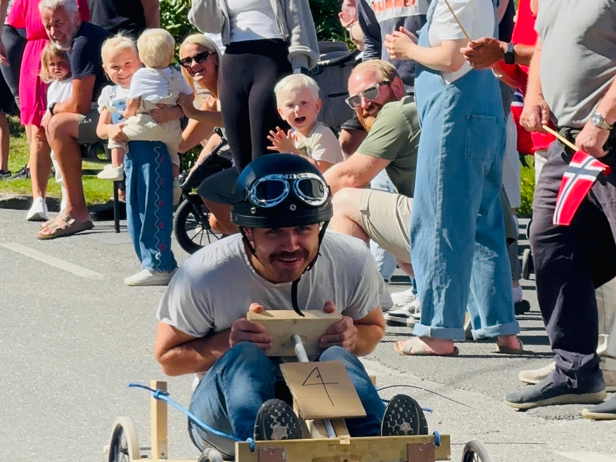 Smittende glede i Austad