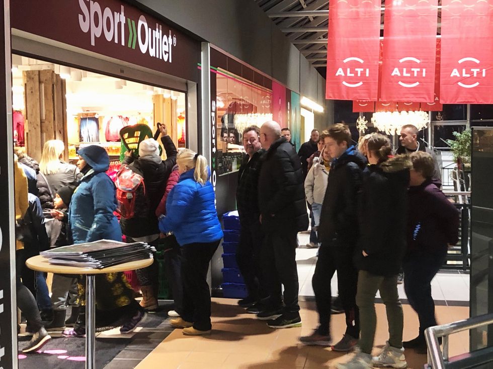 Mange ville handle på Sport Outlet 