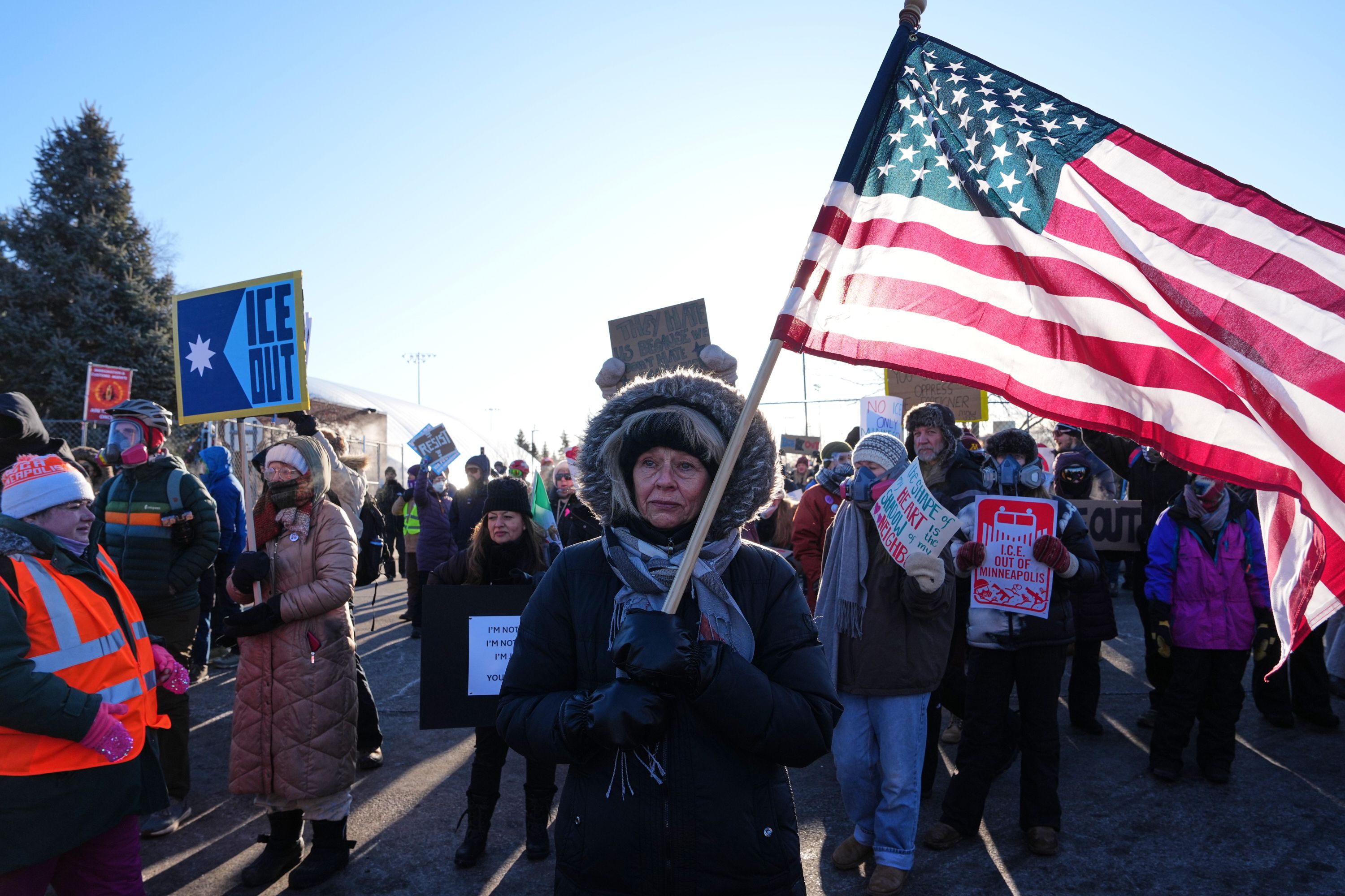 Trump ber sikkerhetsdepartementet holde seg unna protester