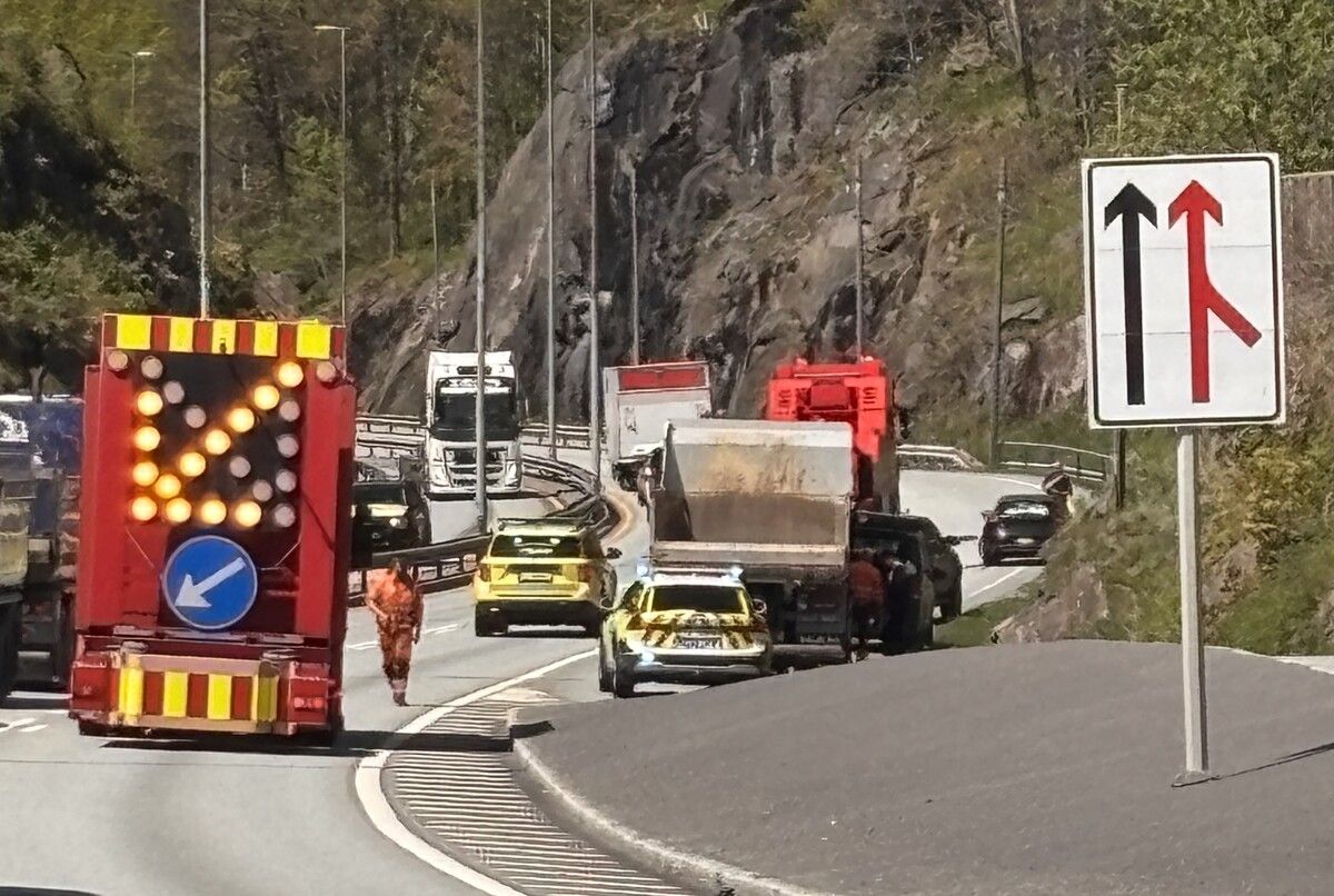 Har kollidert på E39