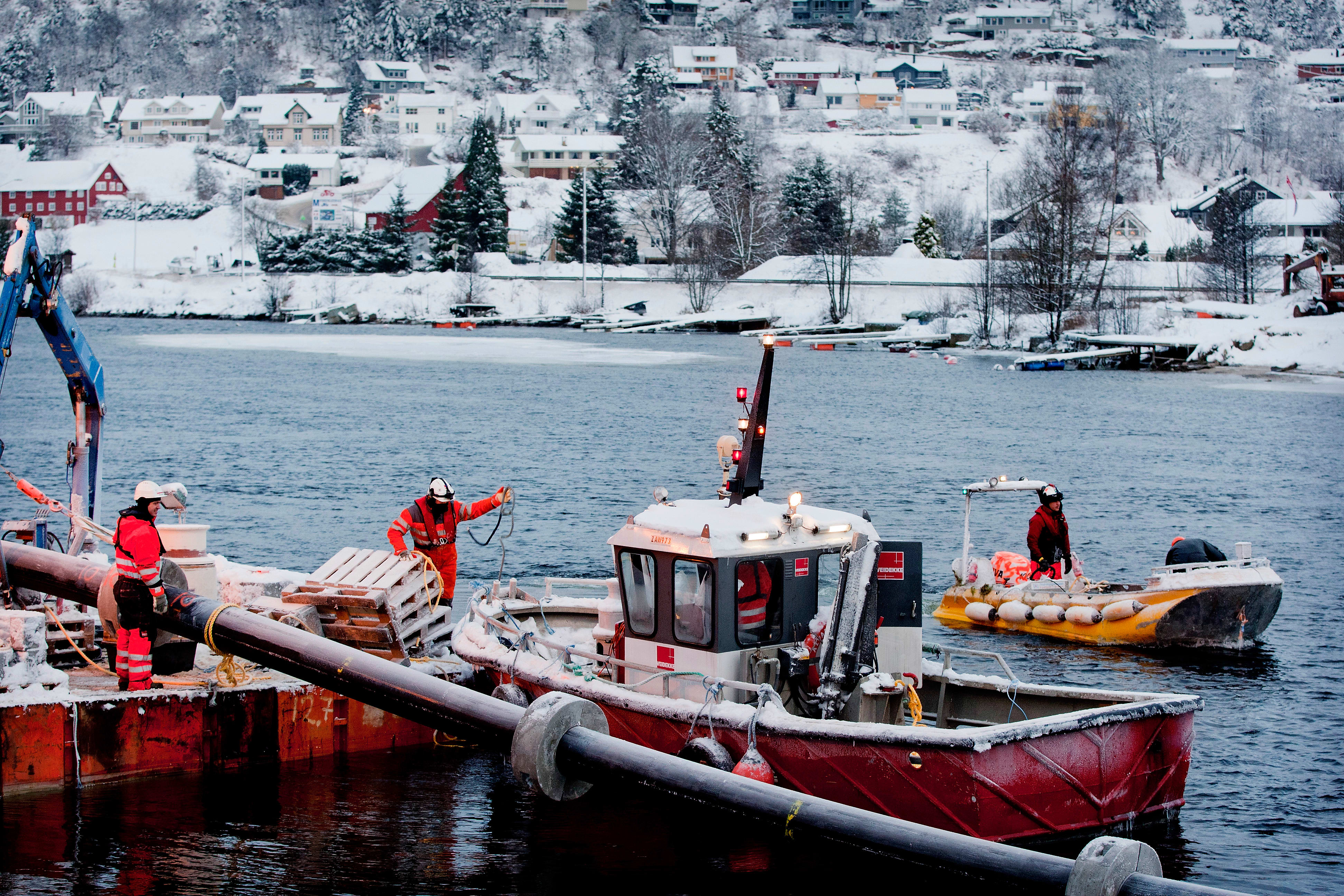 Nå blir det bitende kaldt. Men ikke alle får snø.