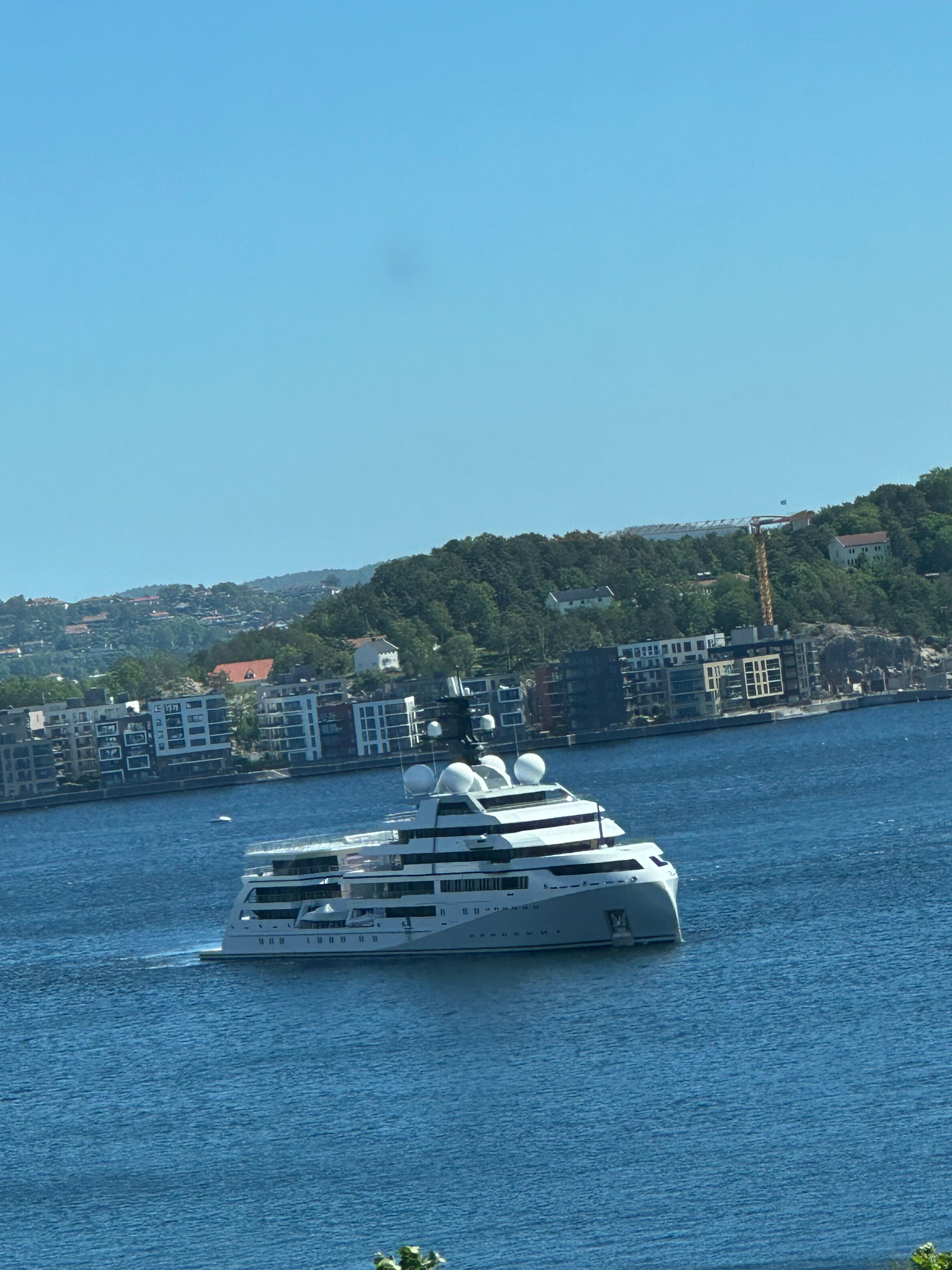 Milliardyacht i Kristiansand