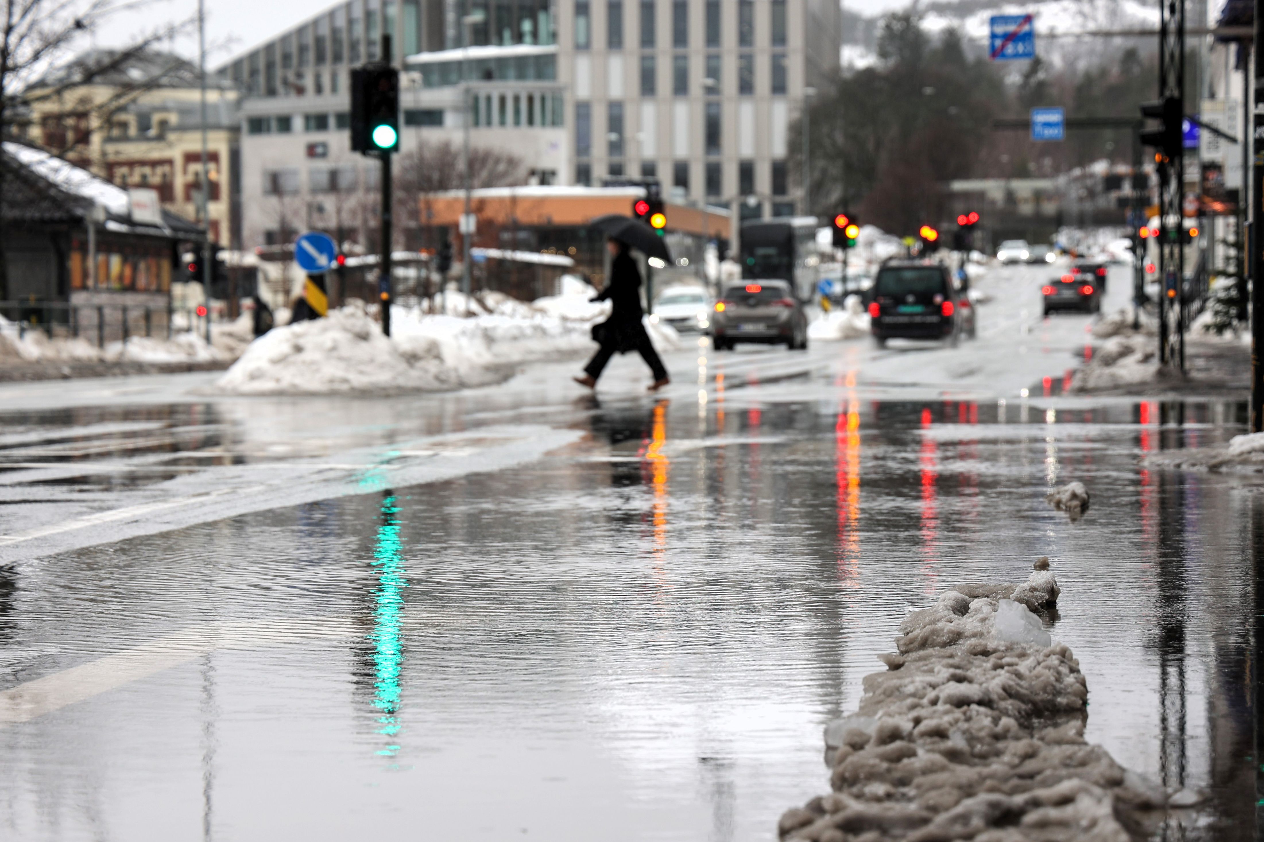Nå skal det bøtte ned. Kan by på utfordringer.