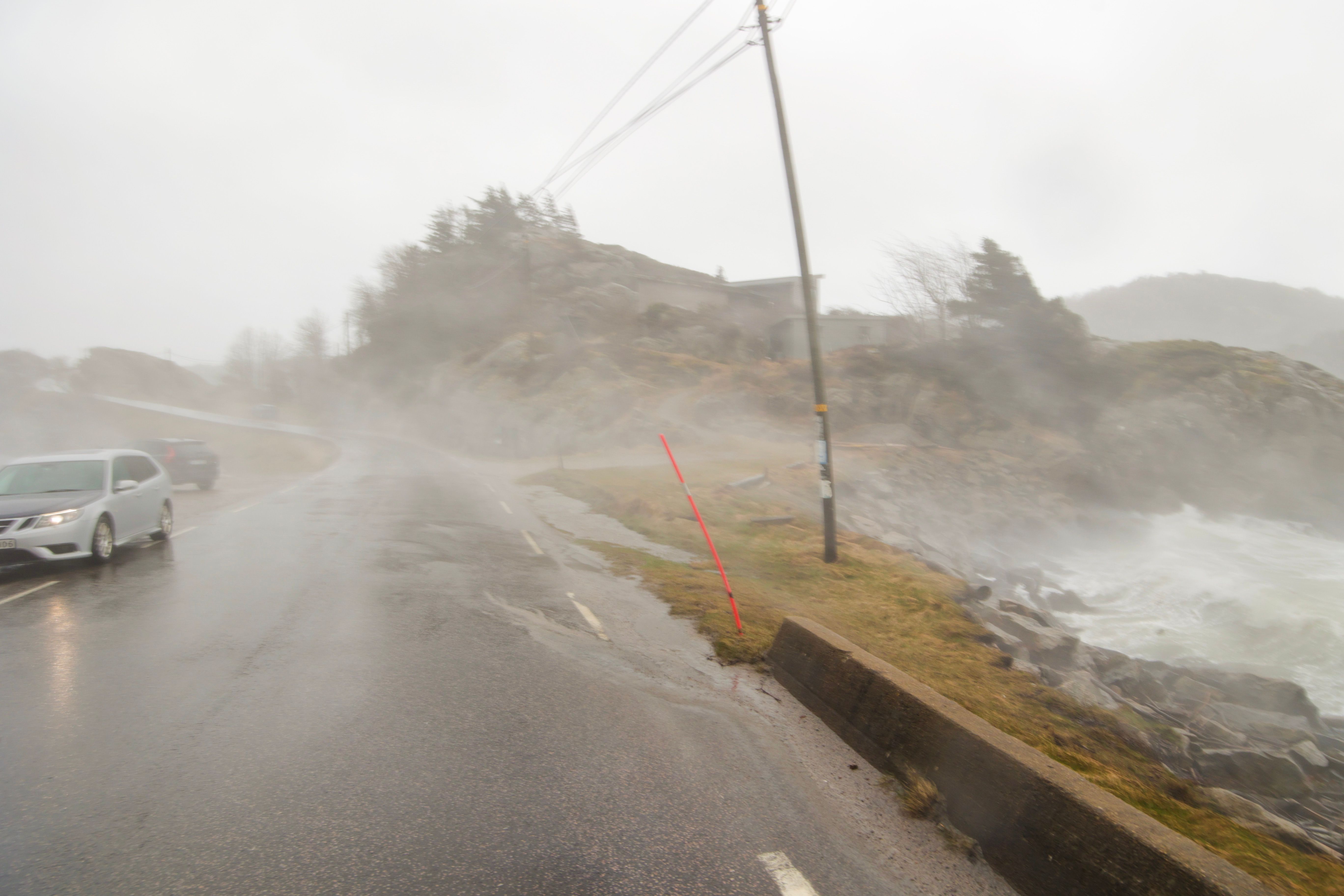 – De kraftigste vindkastene er over