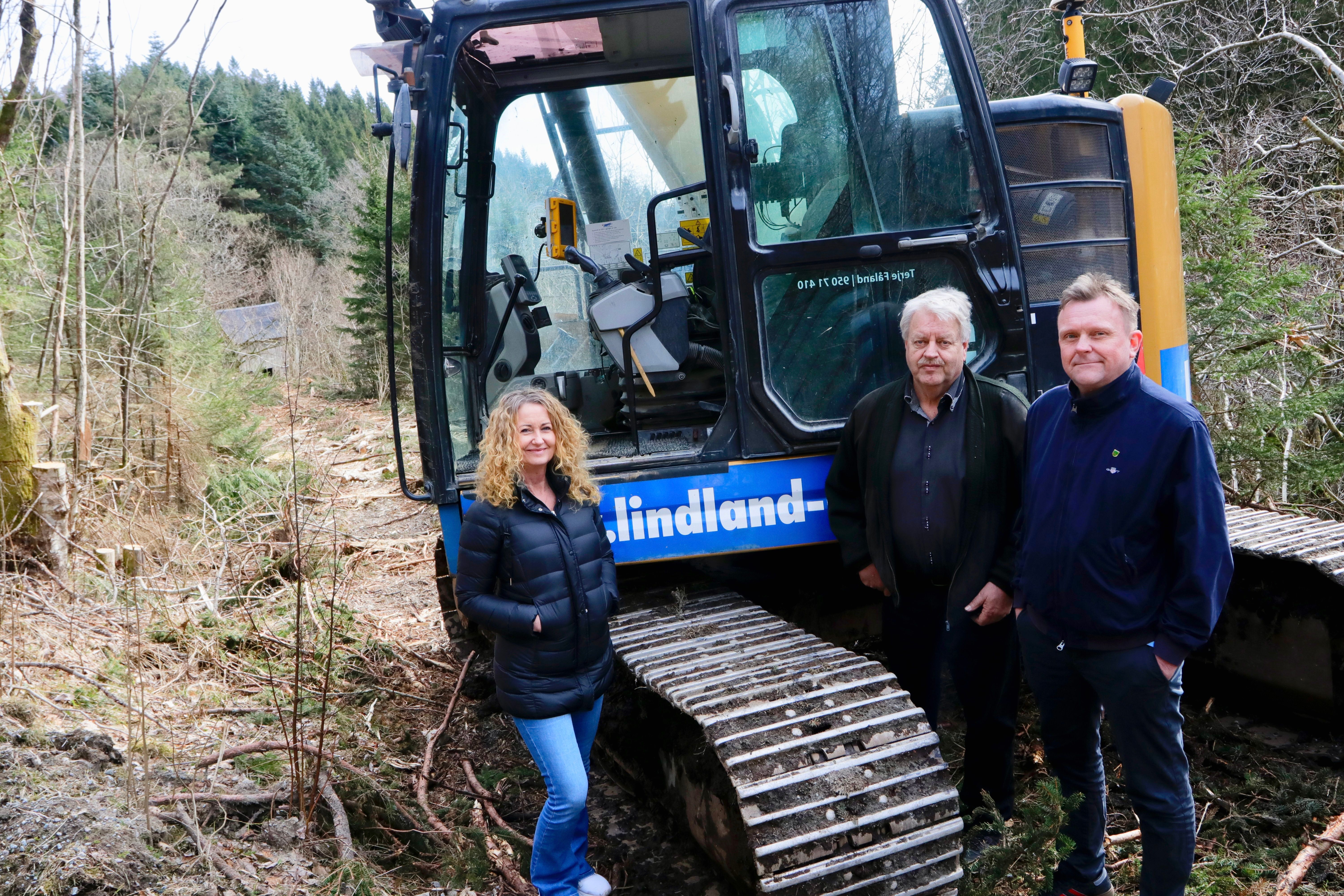 Startet bygging av Lyngdals første småkraftverk