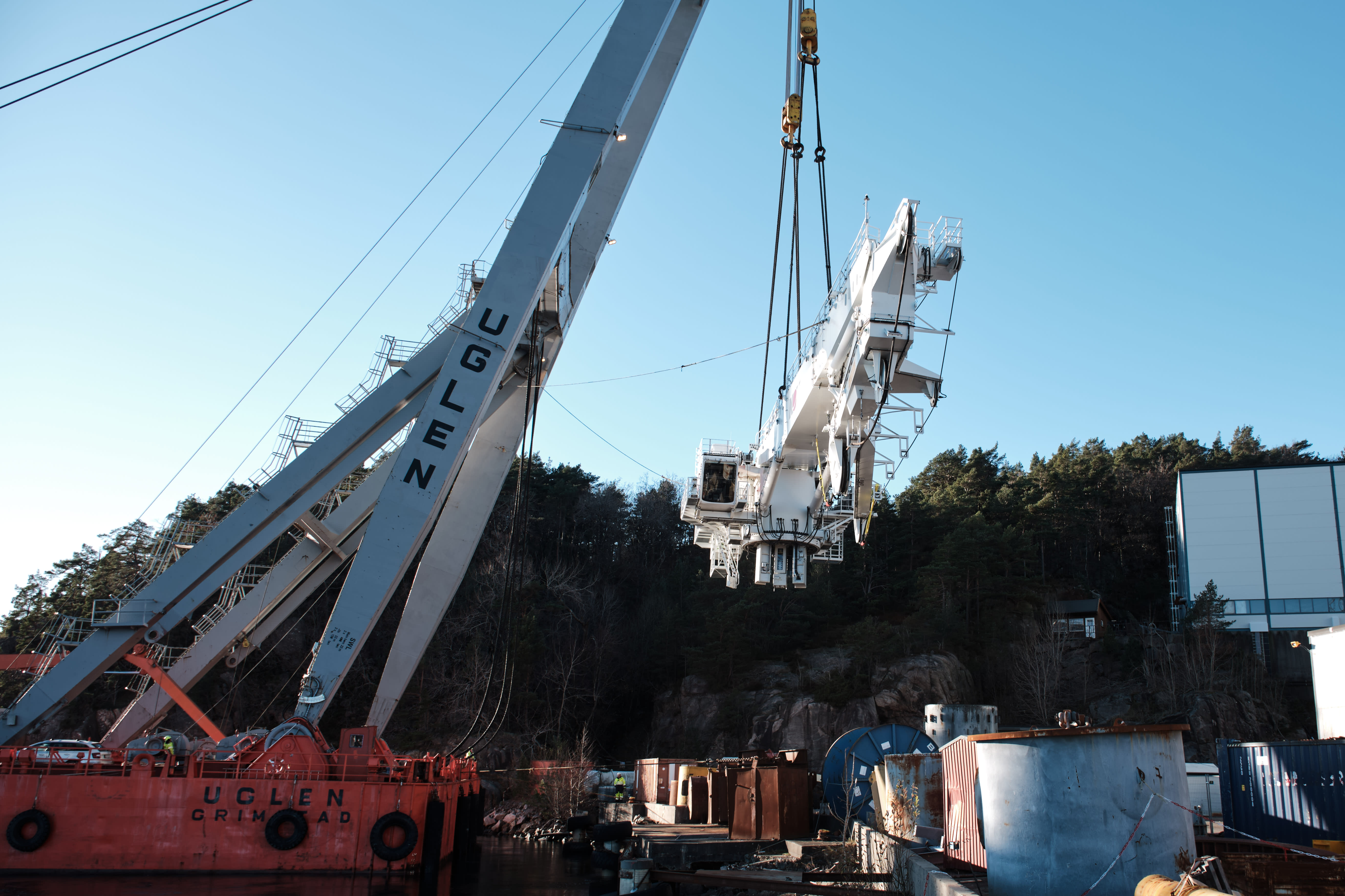 Her reiser siste kran fra Sørlandet: – Vemodig