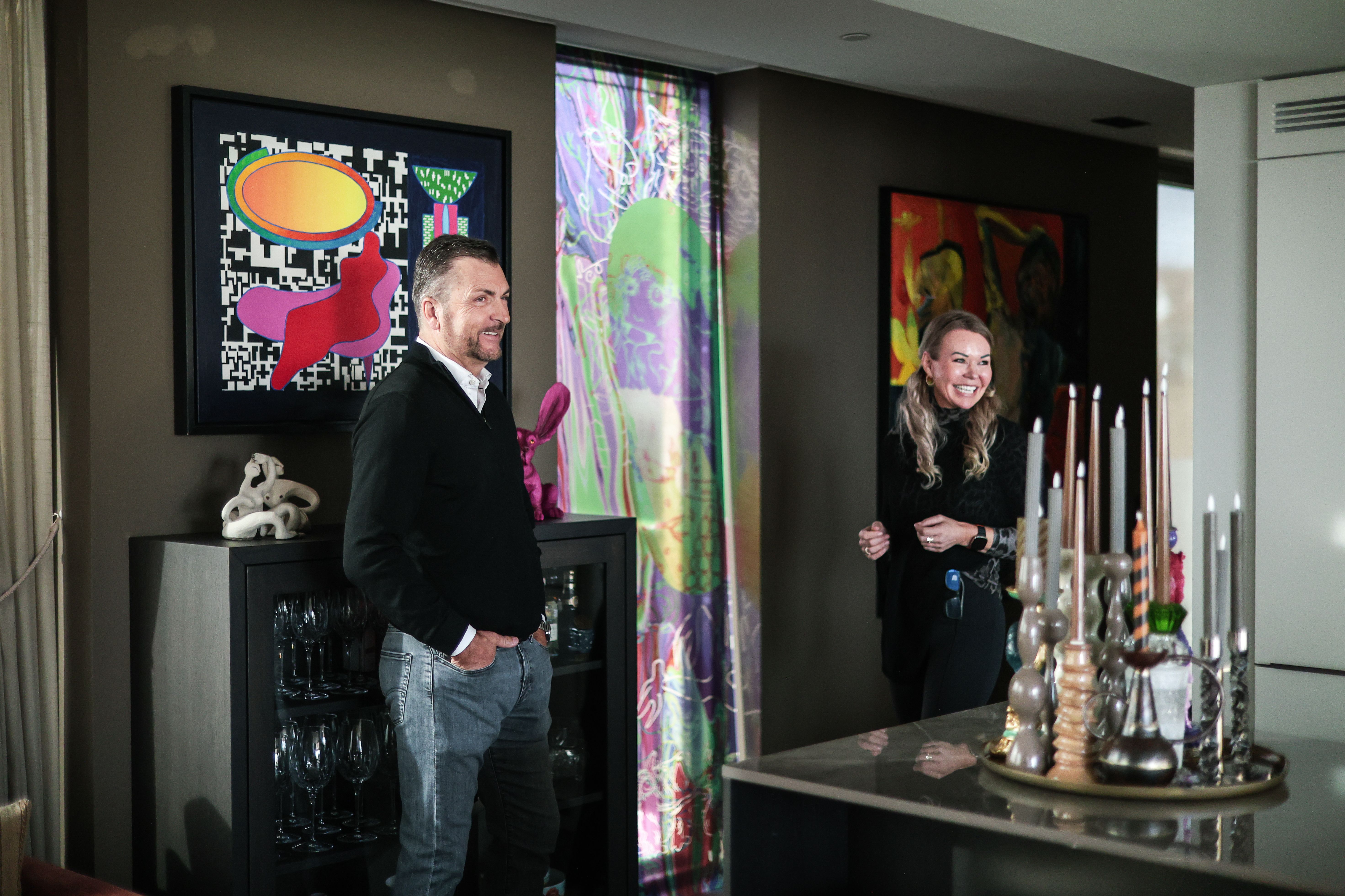 Fra galleri til stue: Slik ble kunst til gardin