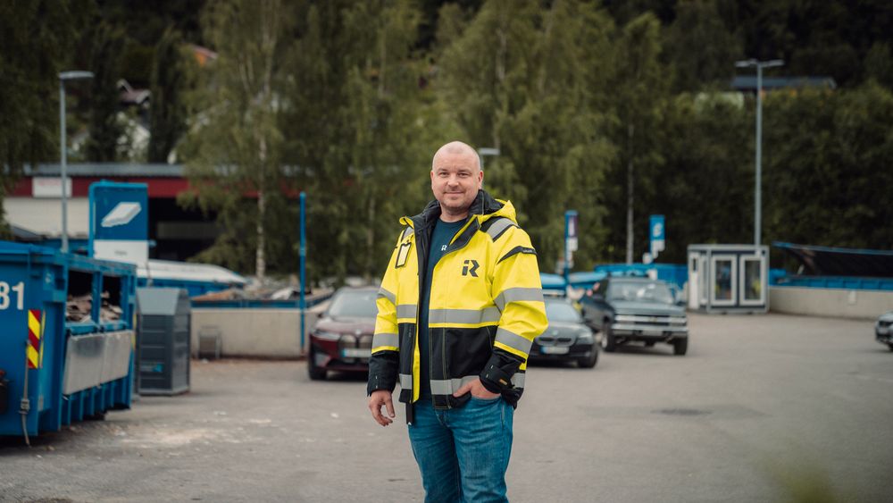 Henter avfallet ditt med taxi