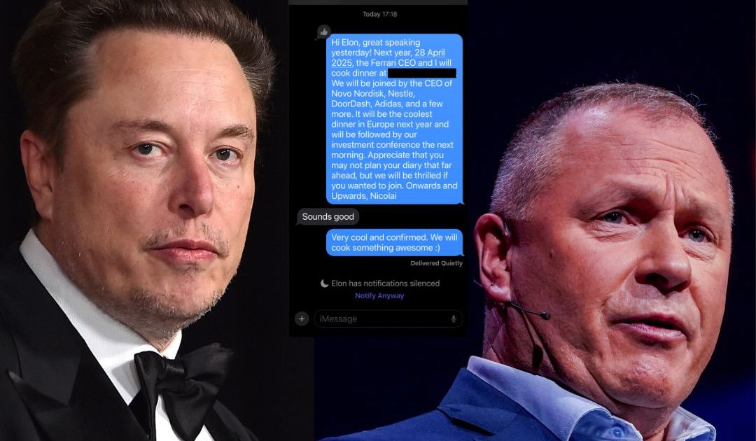 LO top réagit au “dîner” de Nicolai Tangen avec Elon Musk
