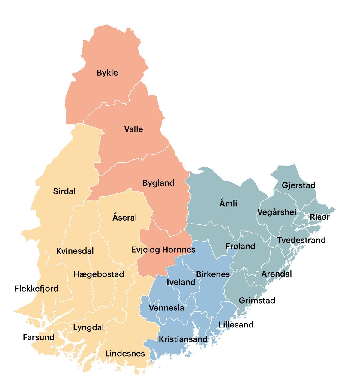 «Her vest er én kommune i Lister-regionen det eneste natur­lige»