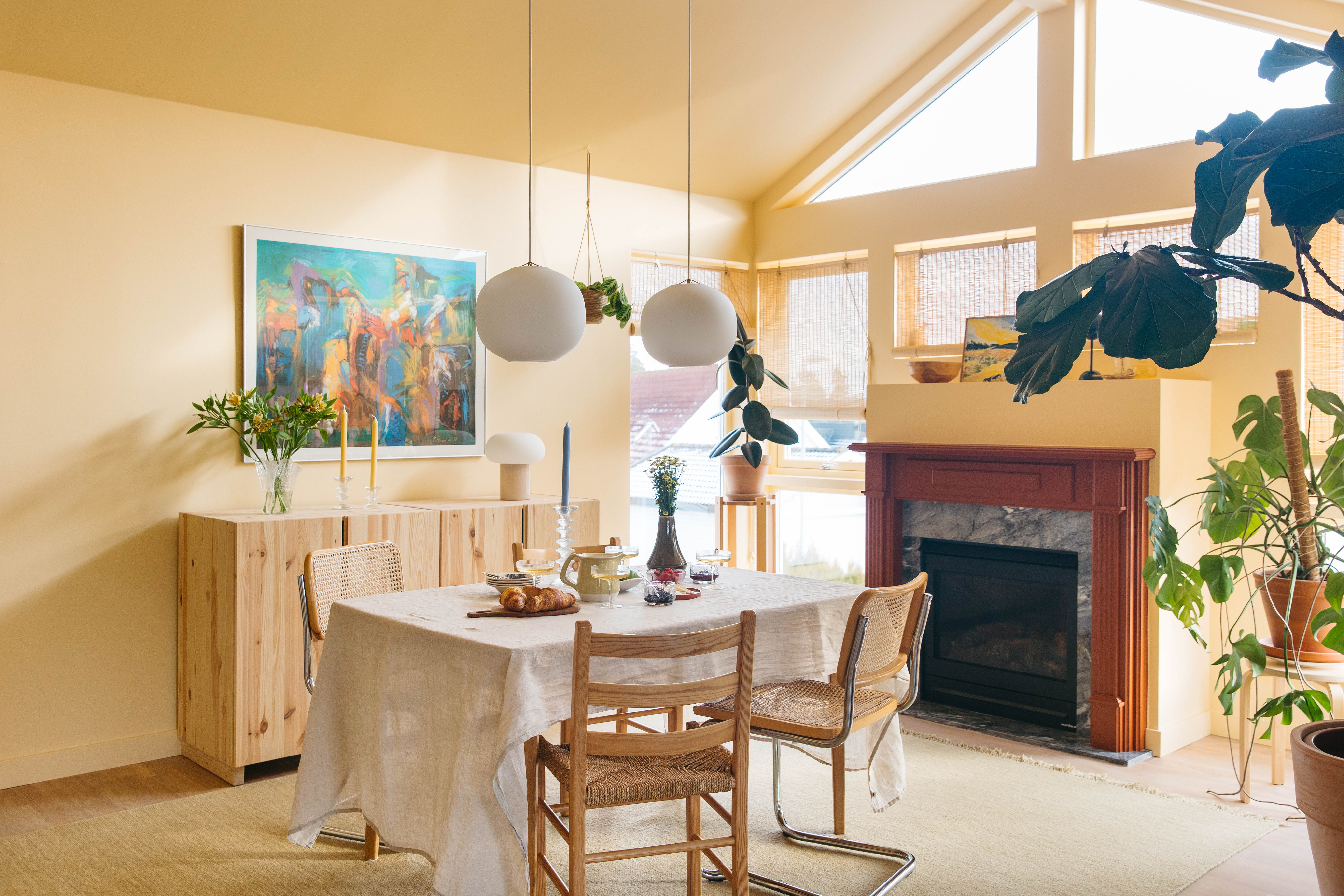 – Vi er fornøyde med fargevalgene vi har tatt og atmosfæren vi har skapt