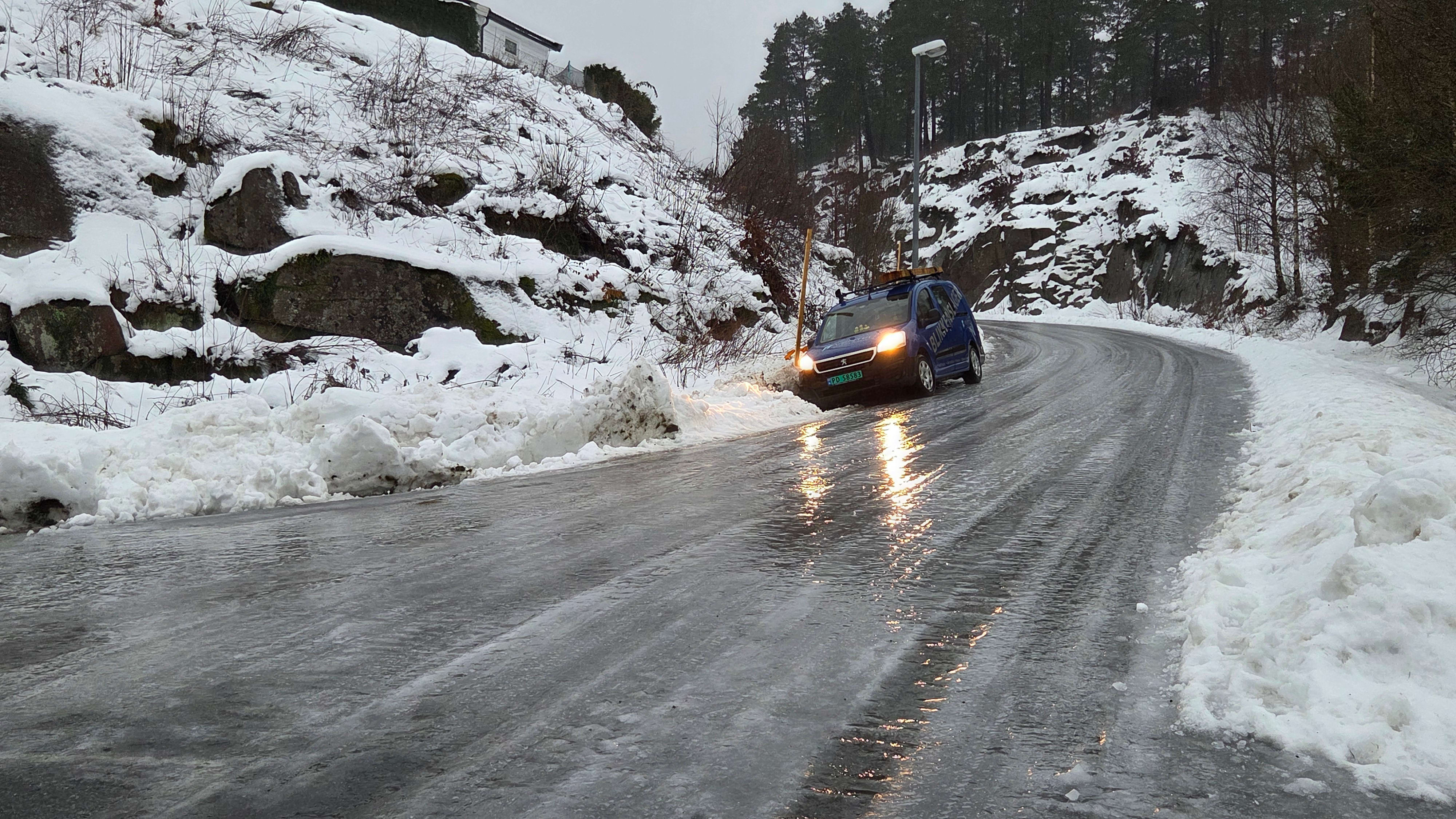 – Jeg begynte å gli på toppen , og så seilte jeg bare utfor