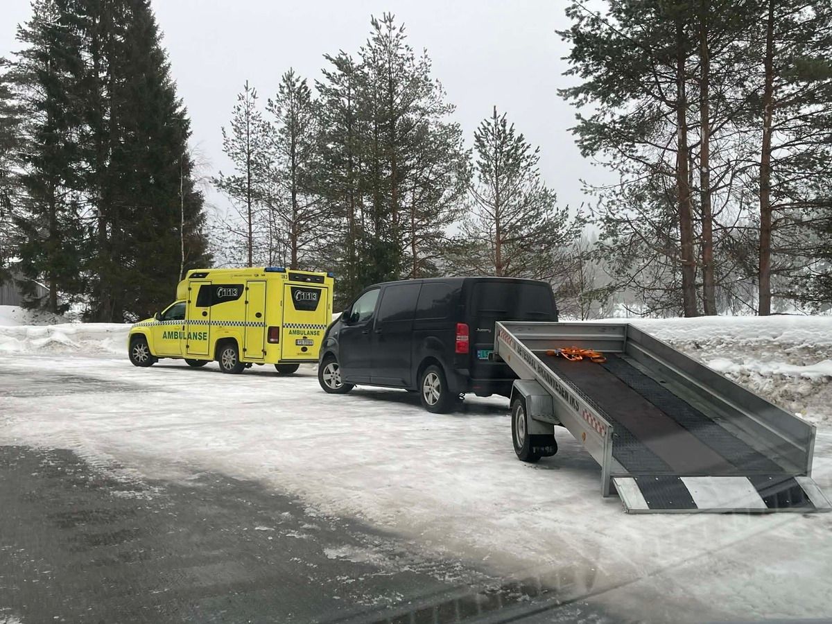 Hentet ut person fra skiløype