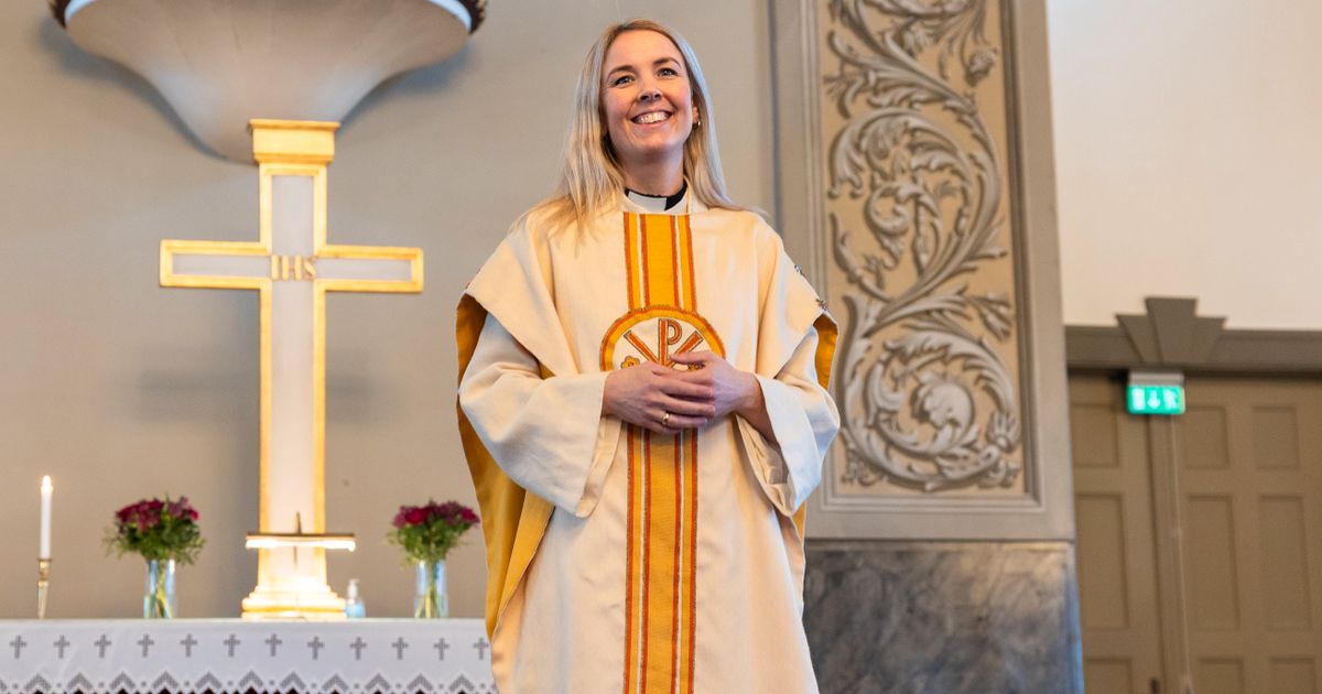 Byens første kvin­nelige prest: – Det hjalp sikkert ikke at jeg var ung og blond
