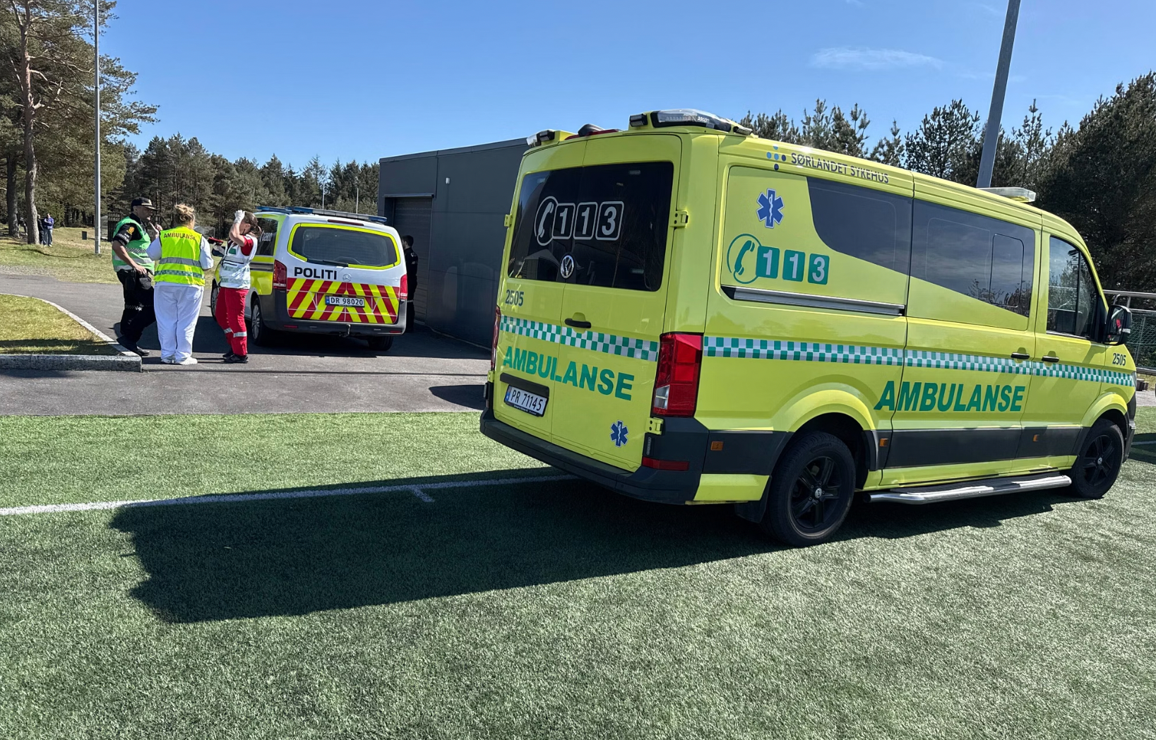 Hoppepute tatt av vinden – fire barn skadet