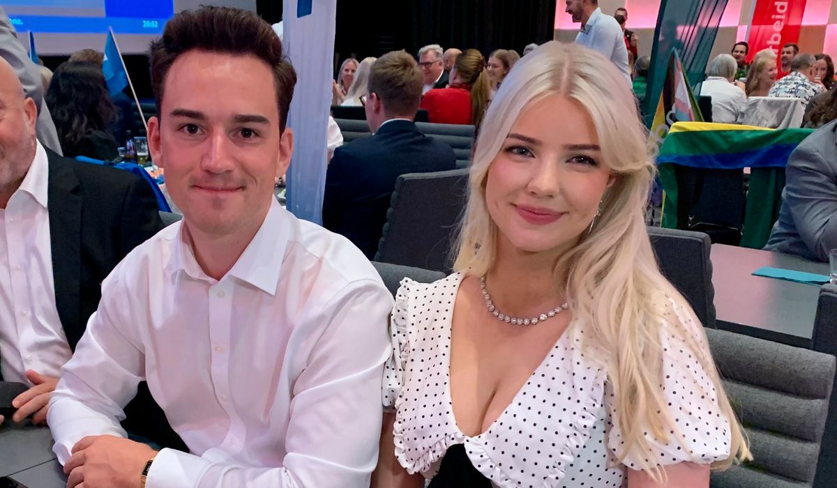 Kjæresten kom inn på Stortinget: – Vi har lyst til å være sammen