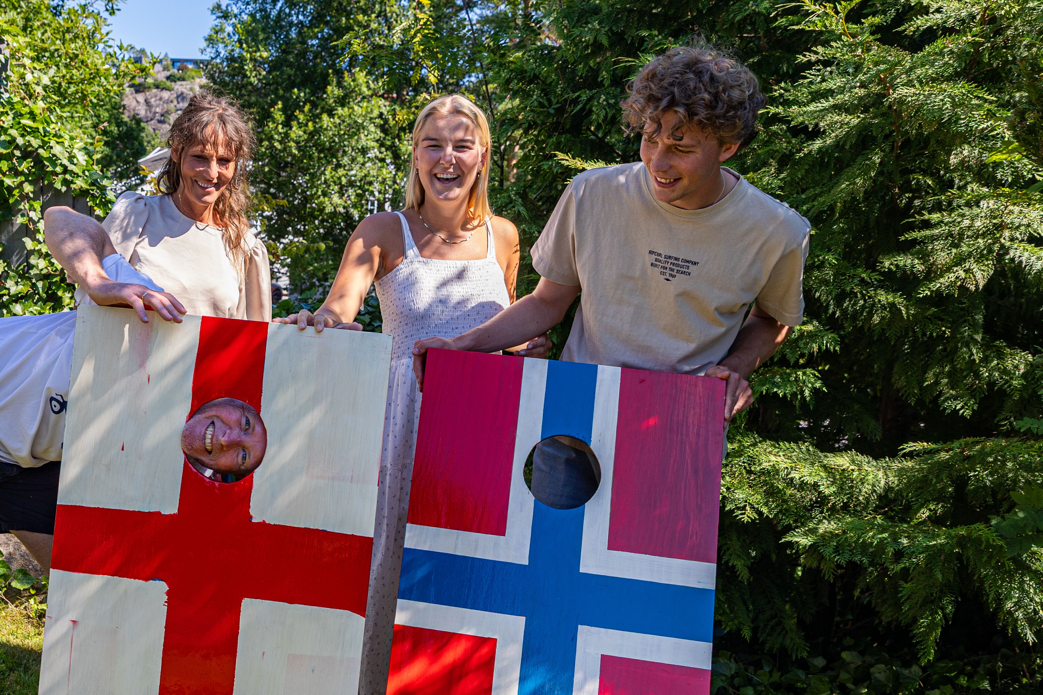 Når Norge går langt i VM, gifter Abrahamsen-fami­lien seg