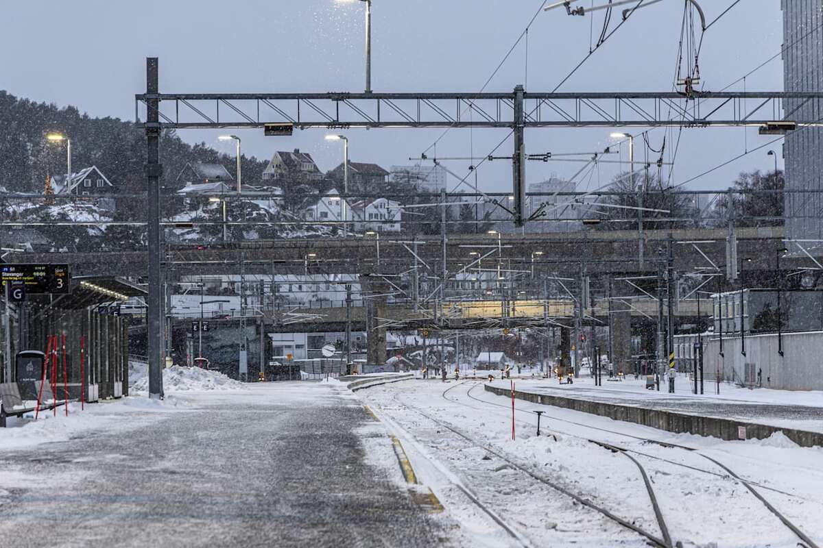 Avganger innstilt - kjører buss for tog