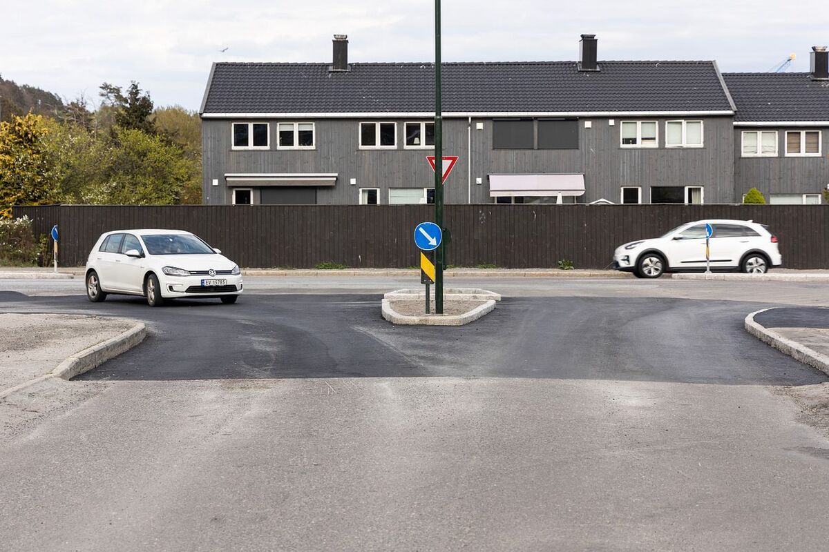 Her er asfalten på plass. Dette er planen videre.