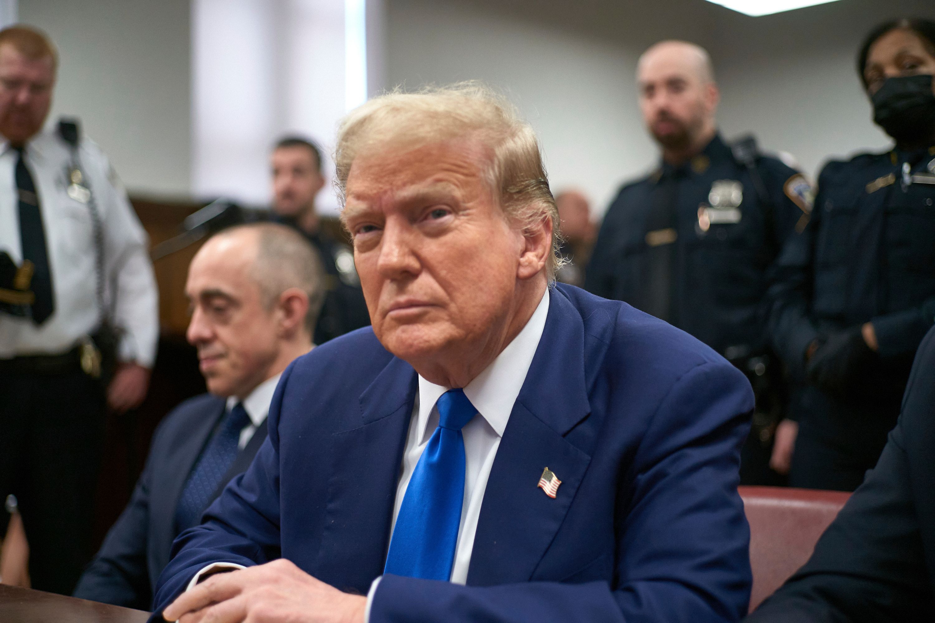 トランプ氏が法廷に戻ってくる