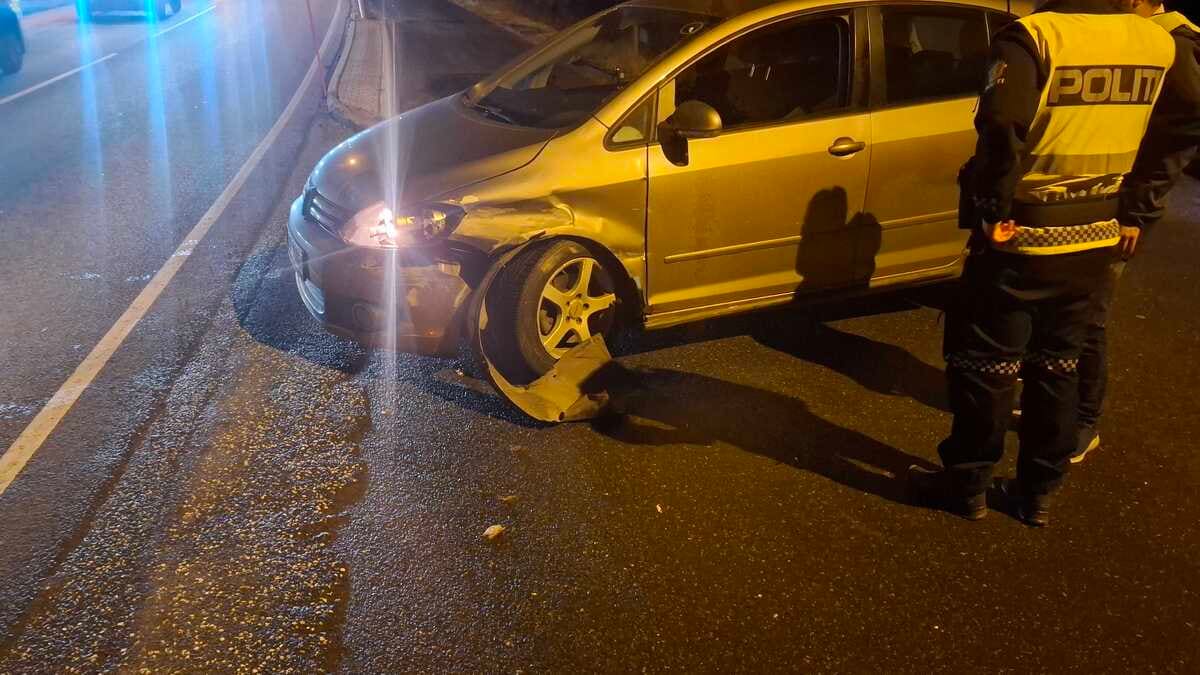 Melding om trafikkulykke