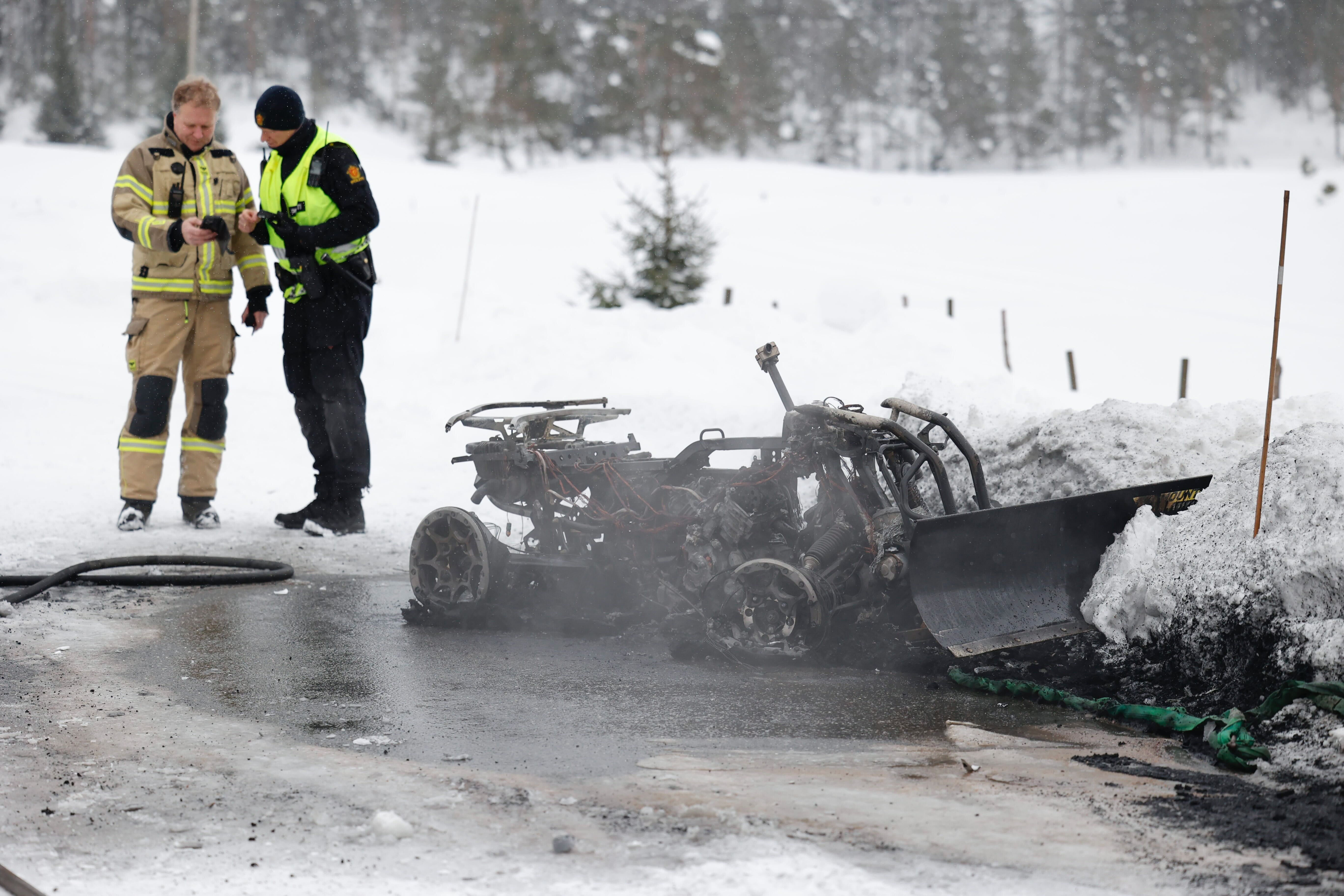 Brann i ATV: – Sto midt i veien