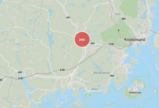 Over 2000 uten strøm i Kristiansand
