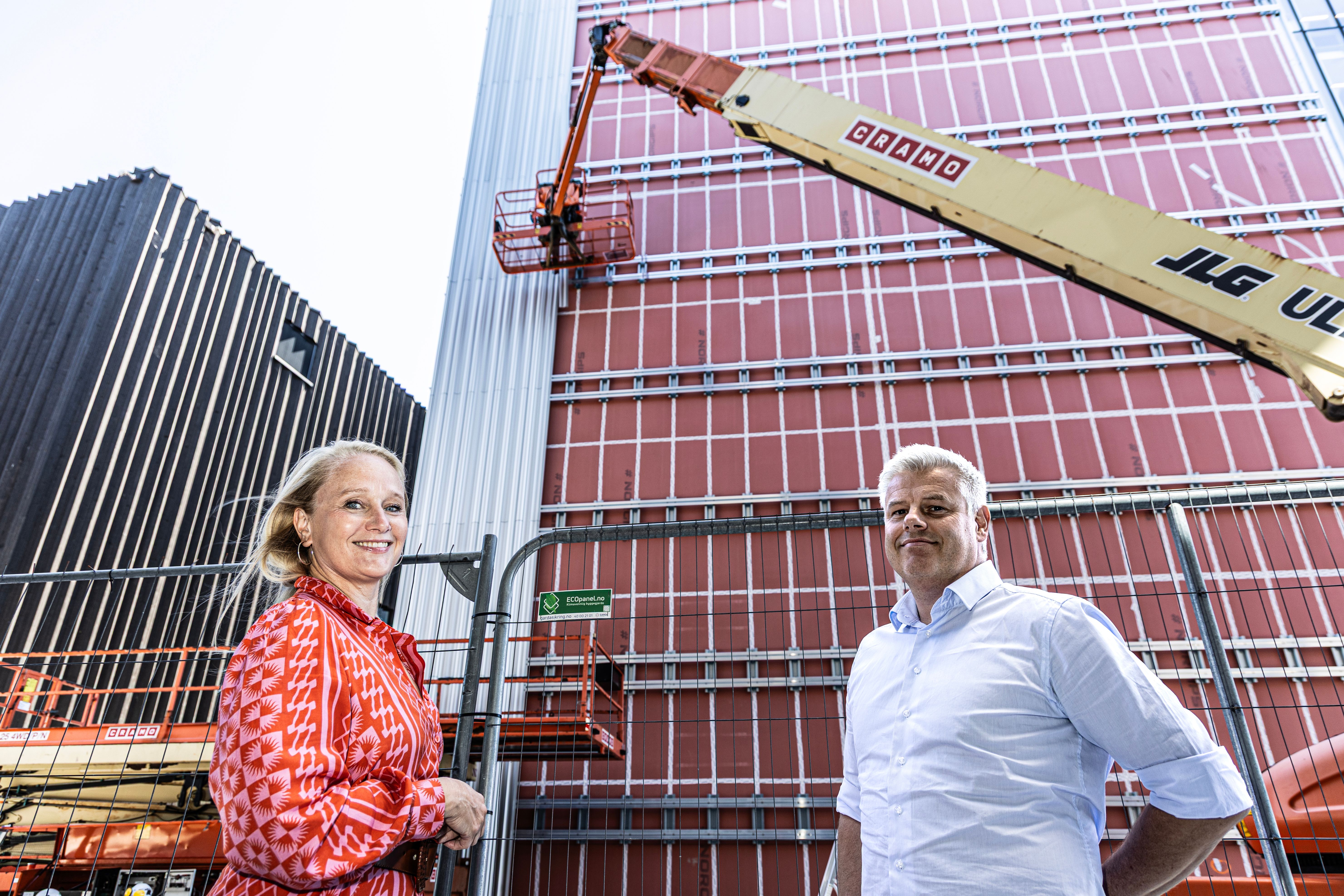 Fasaden blåste av: – Den nye løsningen er robust.