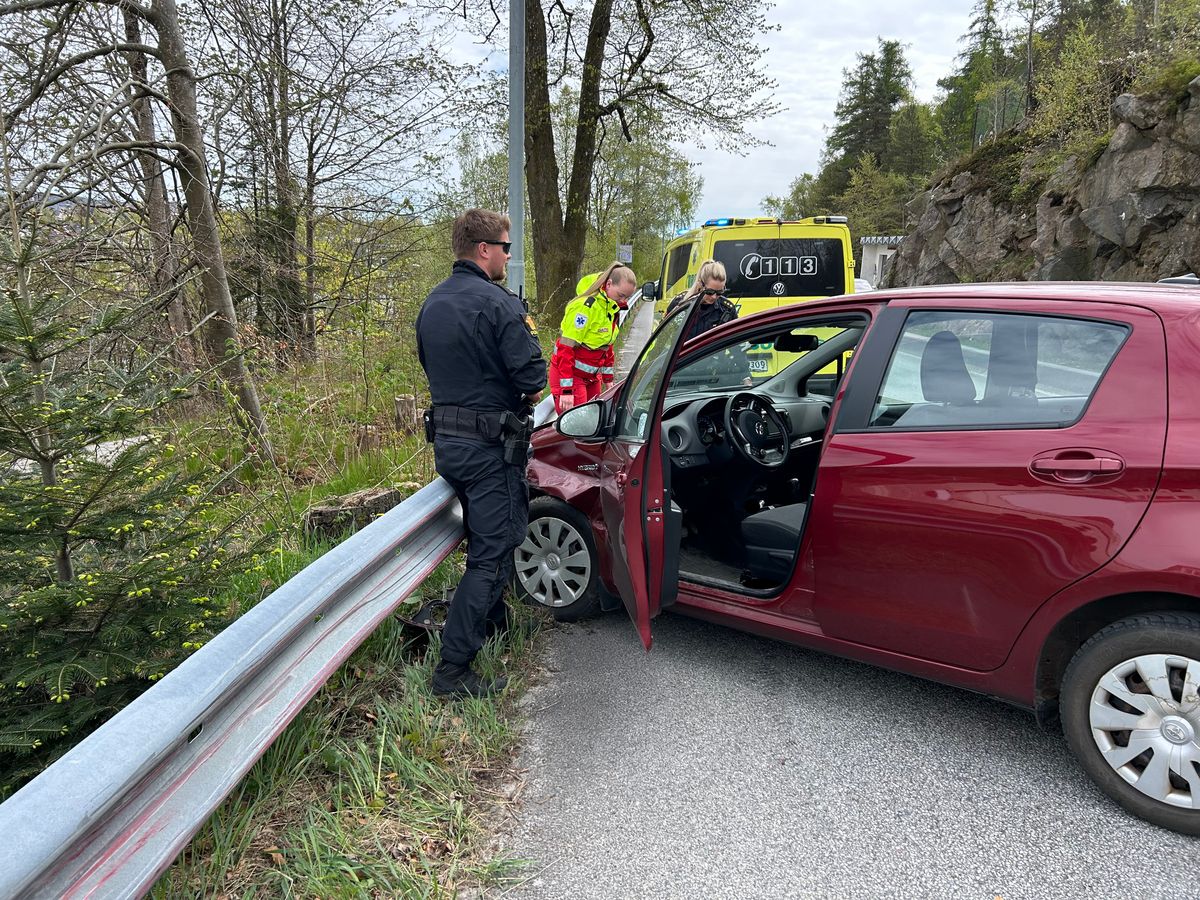 Ulykke i Kristiansand: – Til sykehus med ambulanse