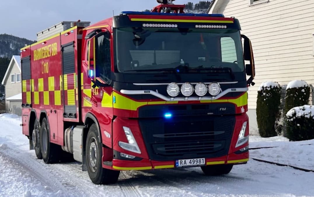 Mann siktet etter husbrann: – Omfattende skader