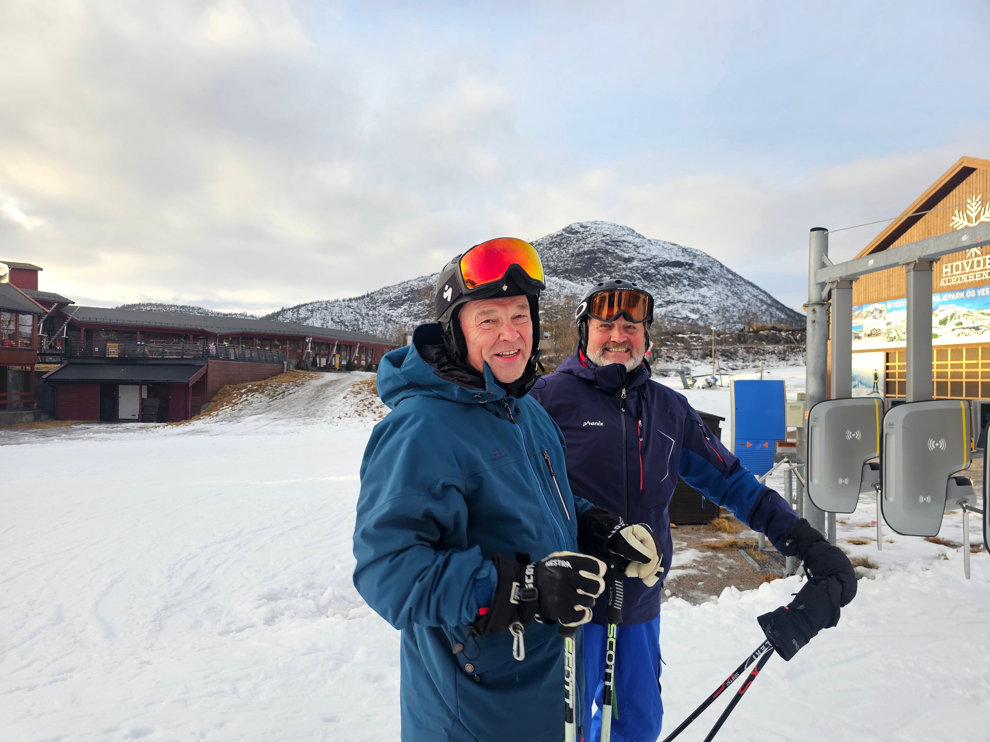 Var først i bakken på Hovden: – Forholdene er utrolige